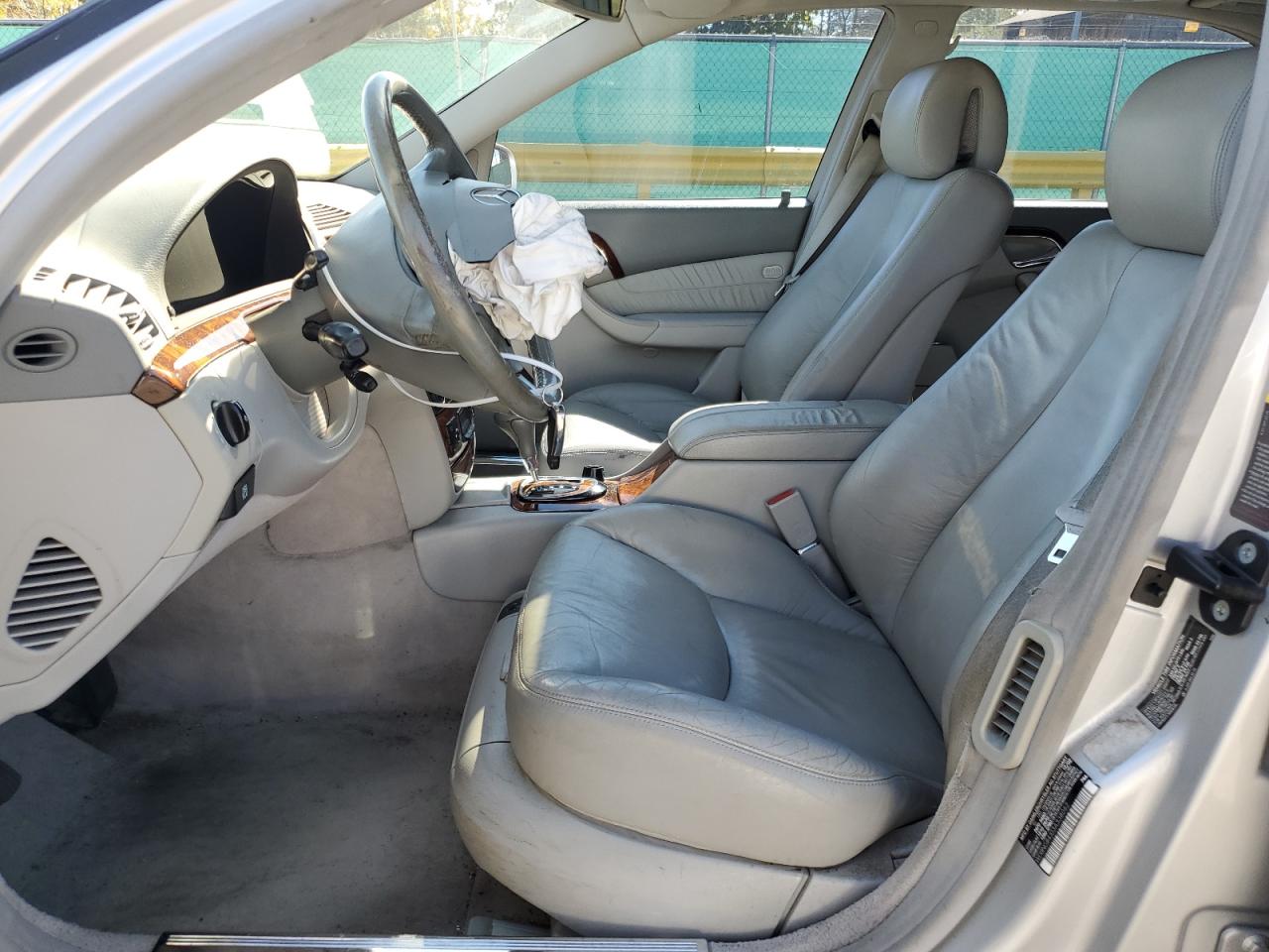 2003 Mercedes-benz S 500 4matic Silver vin: WDBNG84J03A338062