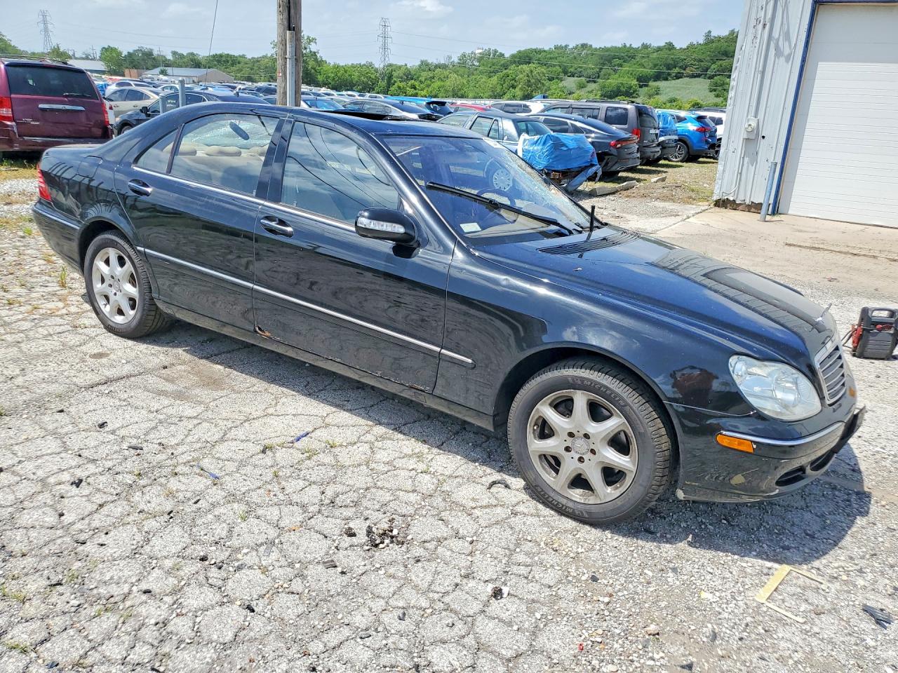 2006 Mercedes-benz S 500 4matic Black vin: WDBNG84J06A467357