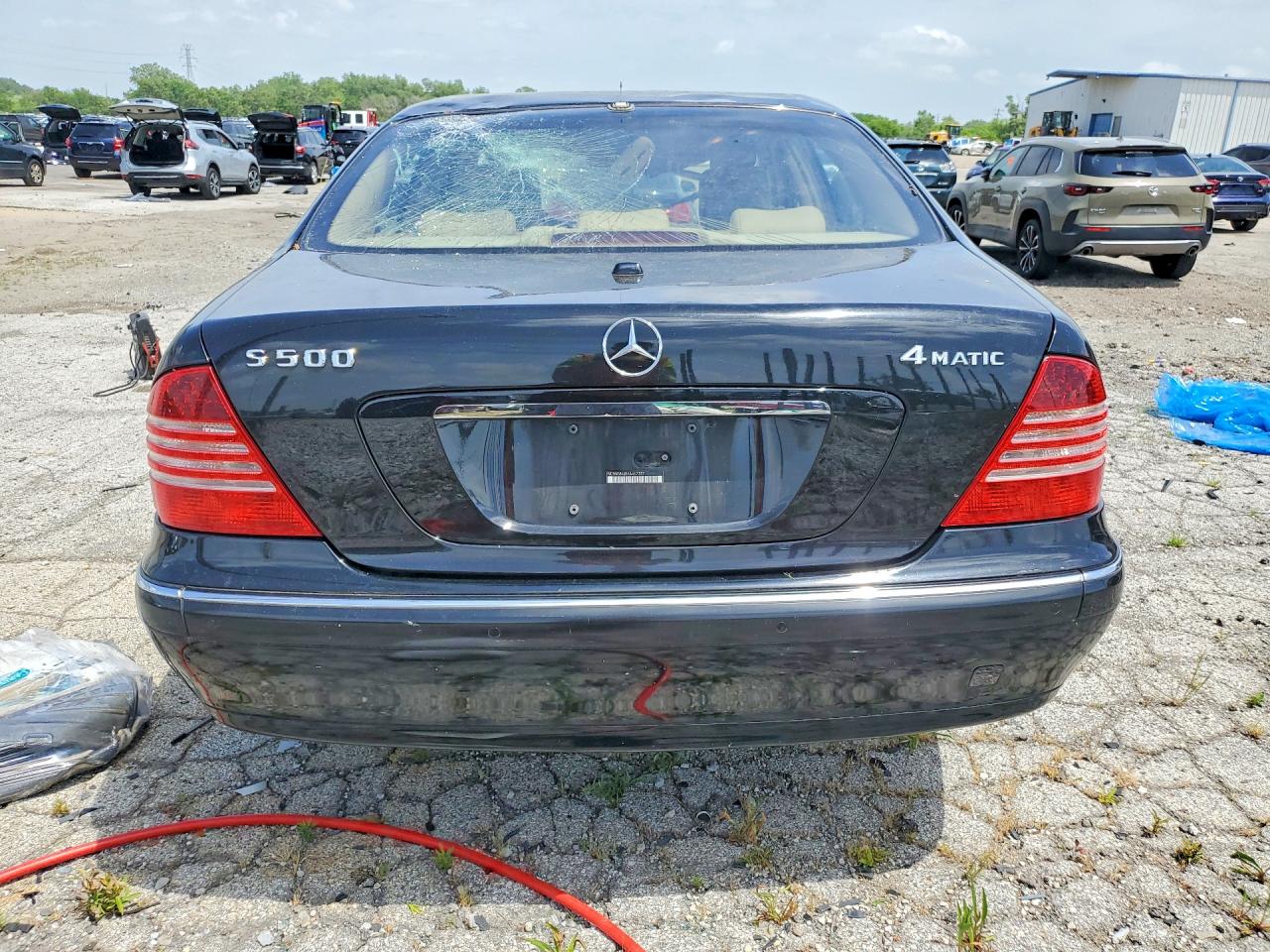 2006 Mercedes-benz S 500 4matic Black vin: WDBNG84J06A467357