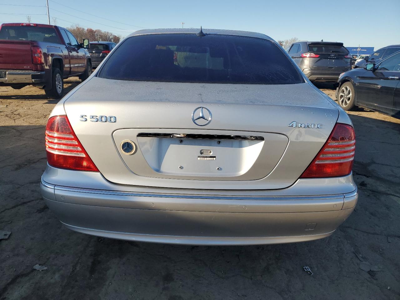 2004 Mercedes-benz S 500 4matic Silver vin: WDBNG84J14A419637