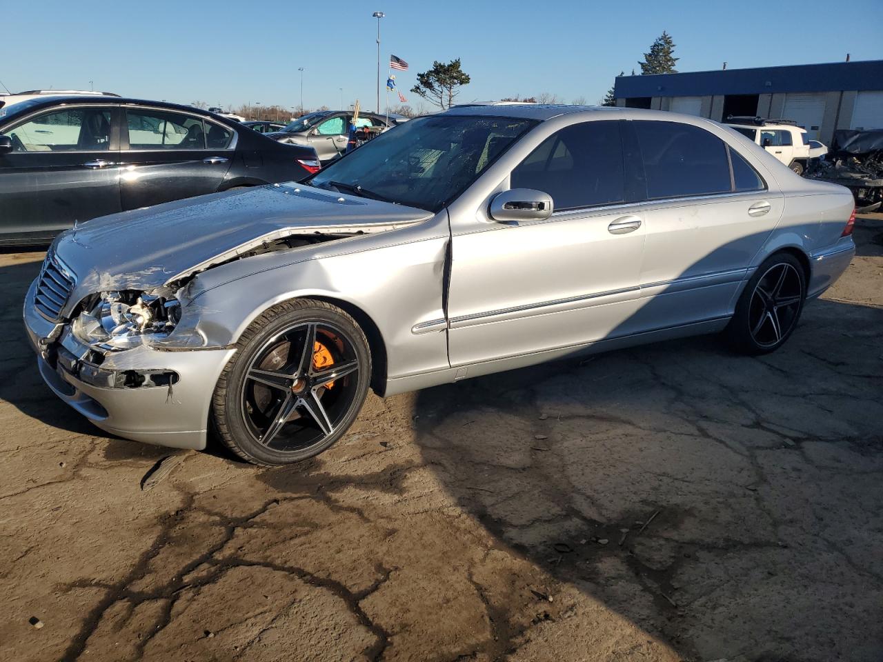 2004 Mercedes-benz S 500 4matic Silver vin: WDBNG84J14A419637
