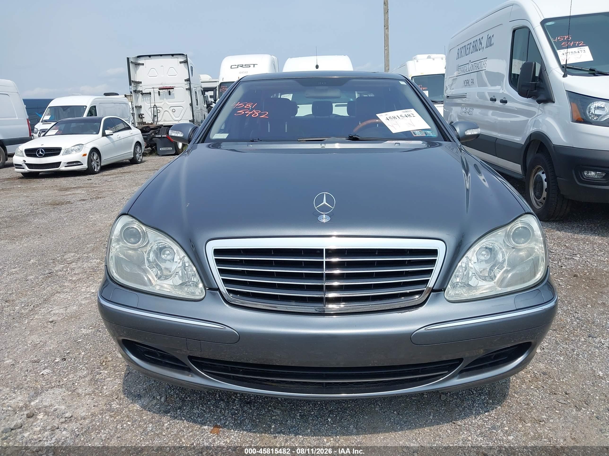 2006 Mercedes-benz S 500 4matic Gray vin: WDBNG84J16A480778