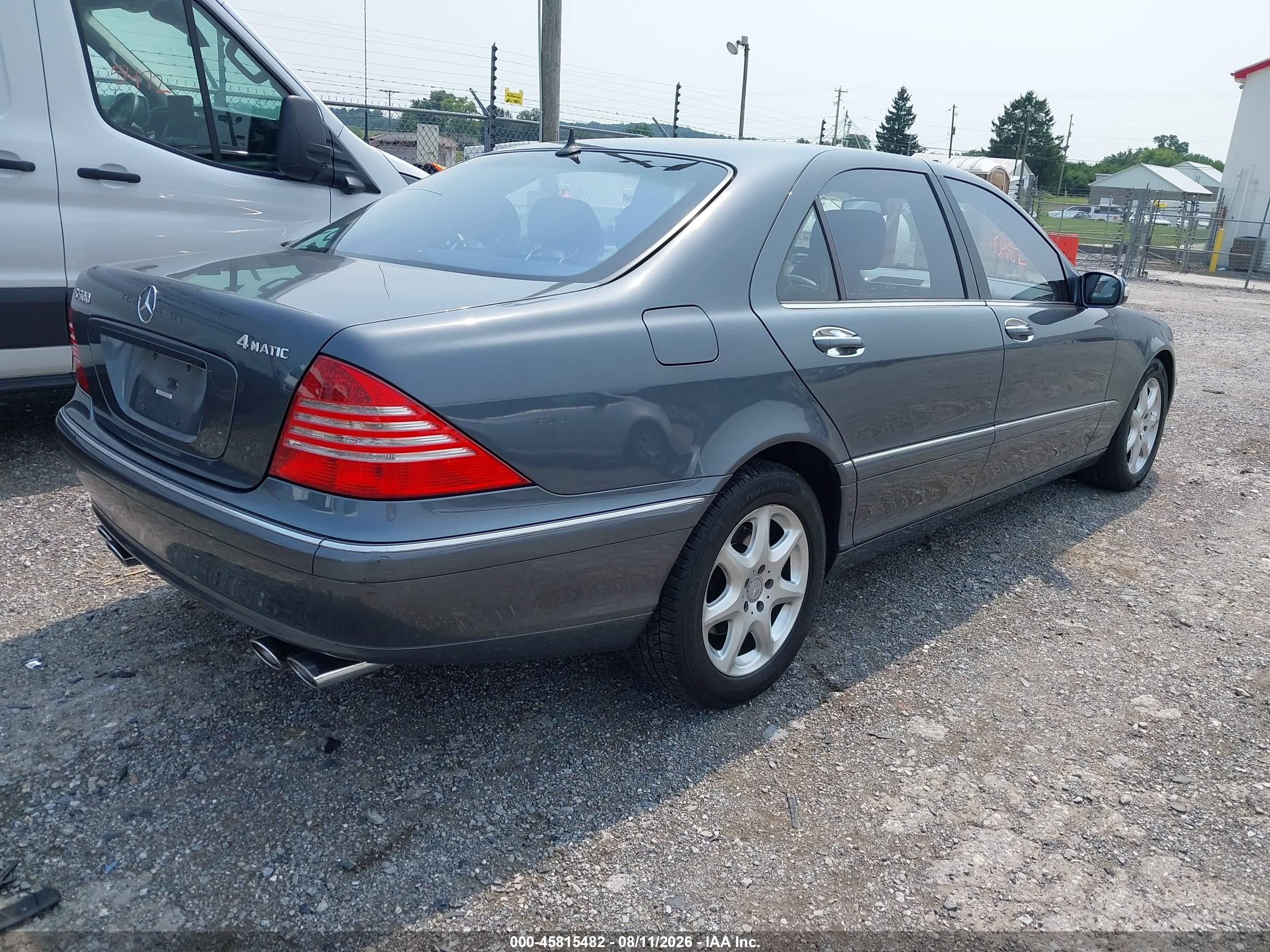 2006 Mercedes-benz S 500 4matic Gray vin: WDBNG84J16A480778
