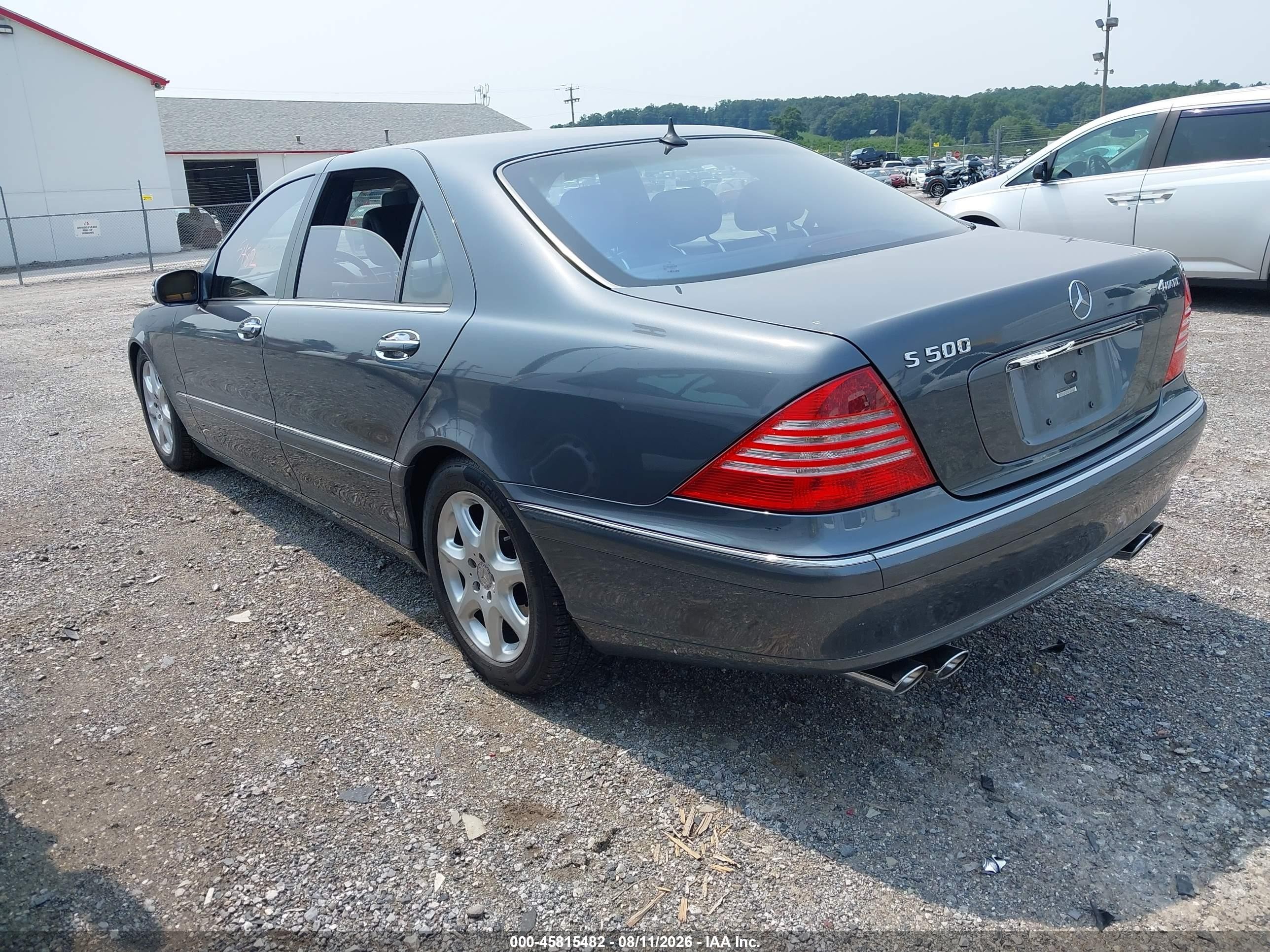 2006 Mercedes-benz S 500 4matic Gray vin: WDBNG84J16A480778