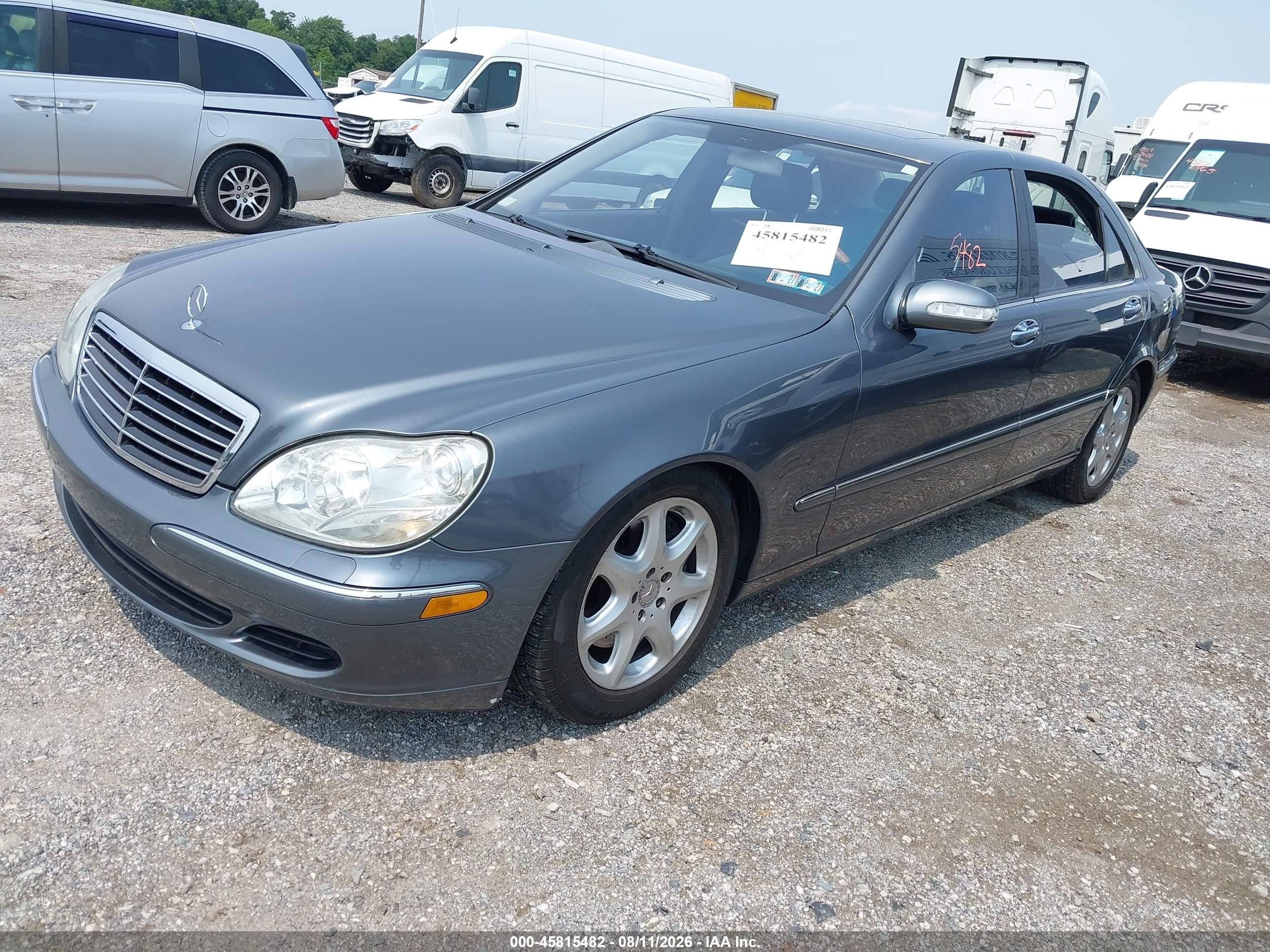 2006 Mercedes-benz S 500 4matic Gray vin: WDBNG84J16A480778