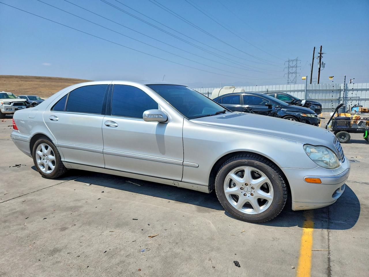 2006 Mercedes-benz S 500 4matic Silver vin: WDBNG84J26A470695