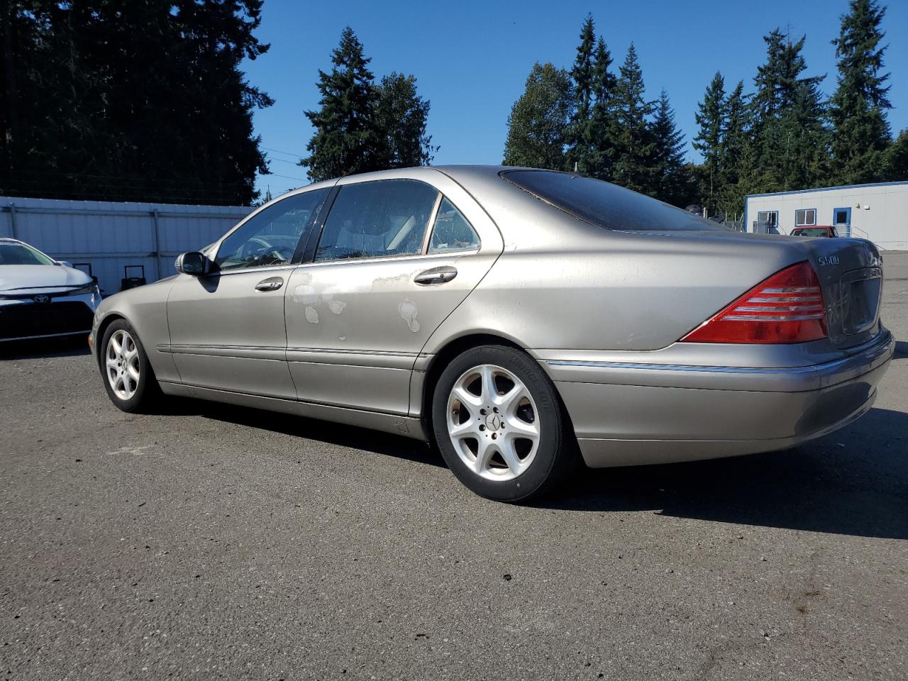 2004 Mercedes-benz S 500 4matic Бежевый vin: WDBNG84J54A393012