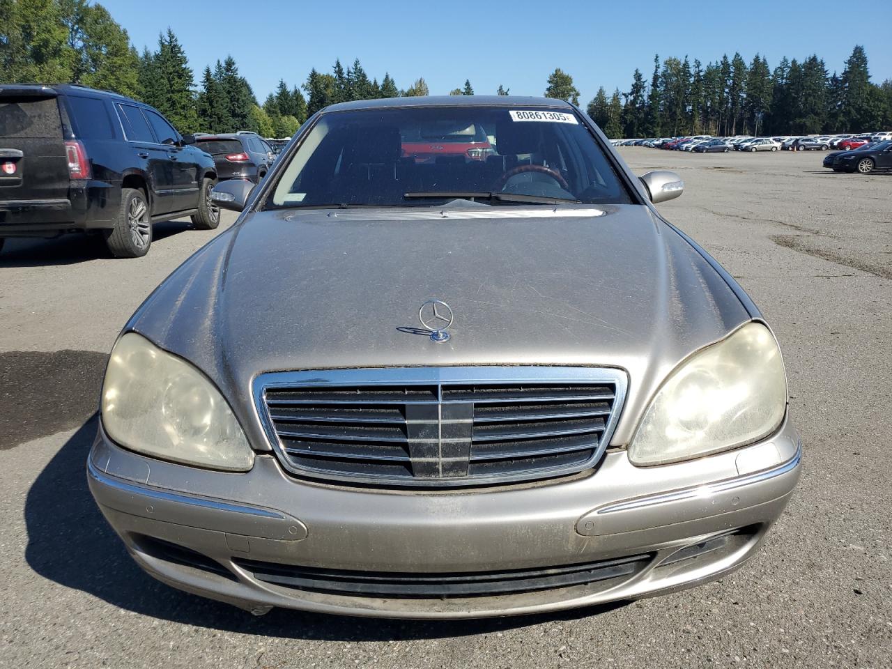 2004 Mercedes-benz S 500 4matic Бежевый vin: WDBNG84J54A393012