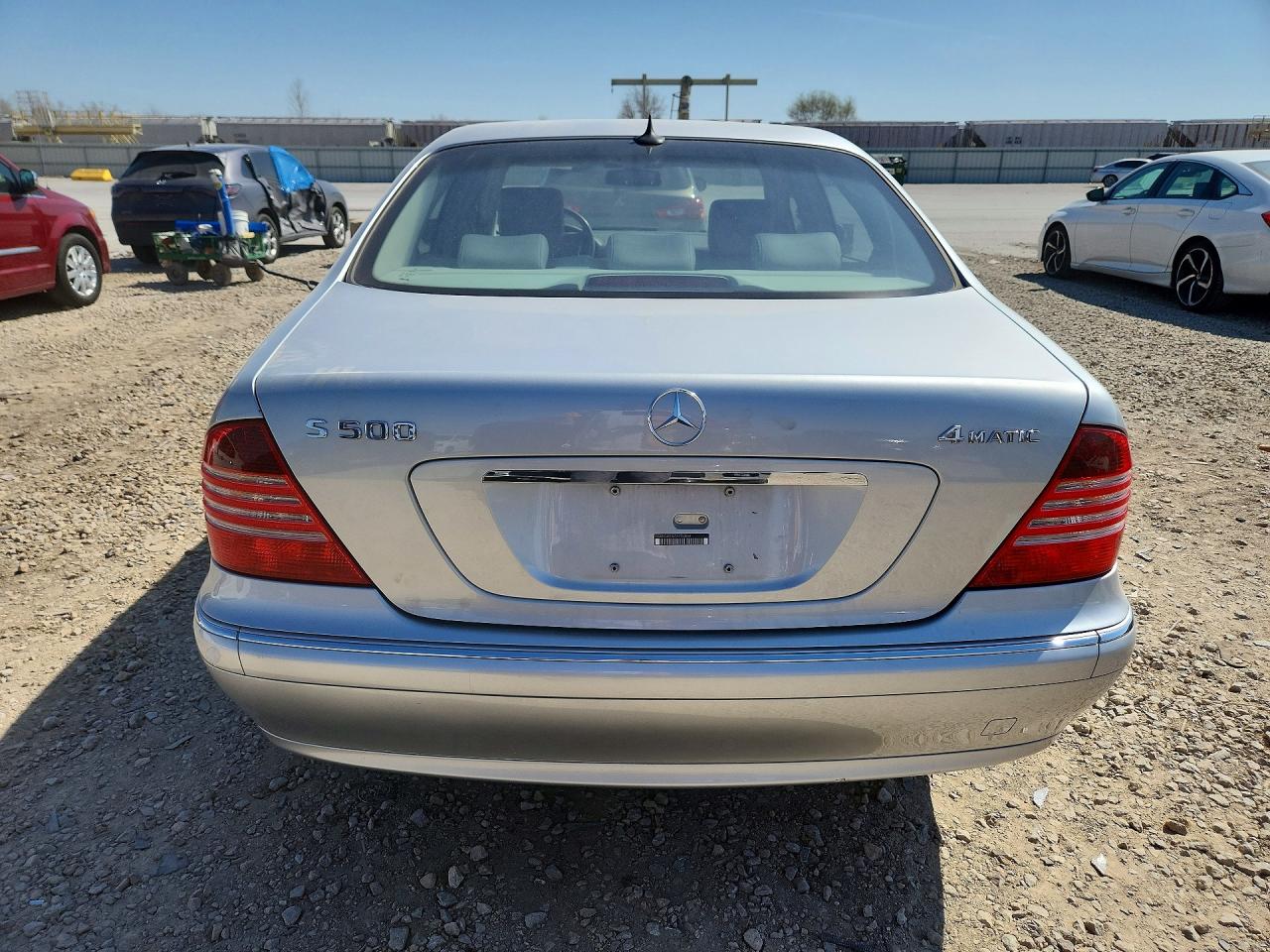 2004 Mercedes Benz 500 Silver vin: WDBNG84J54A406888