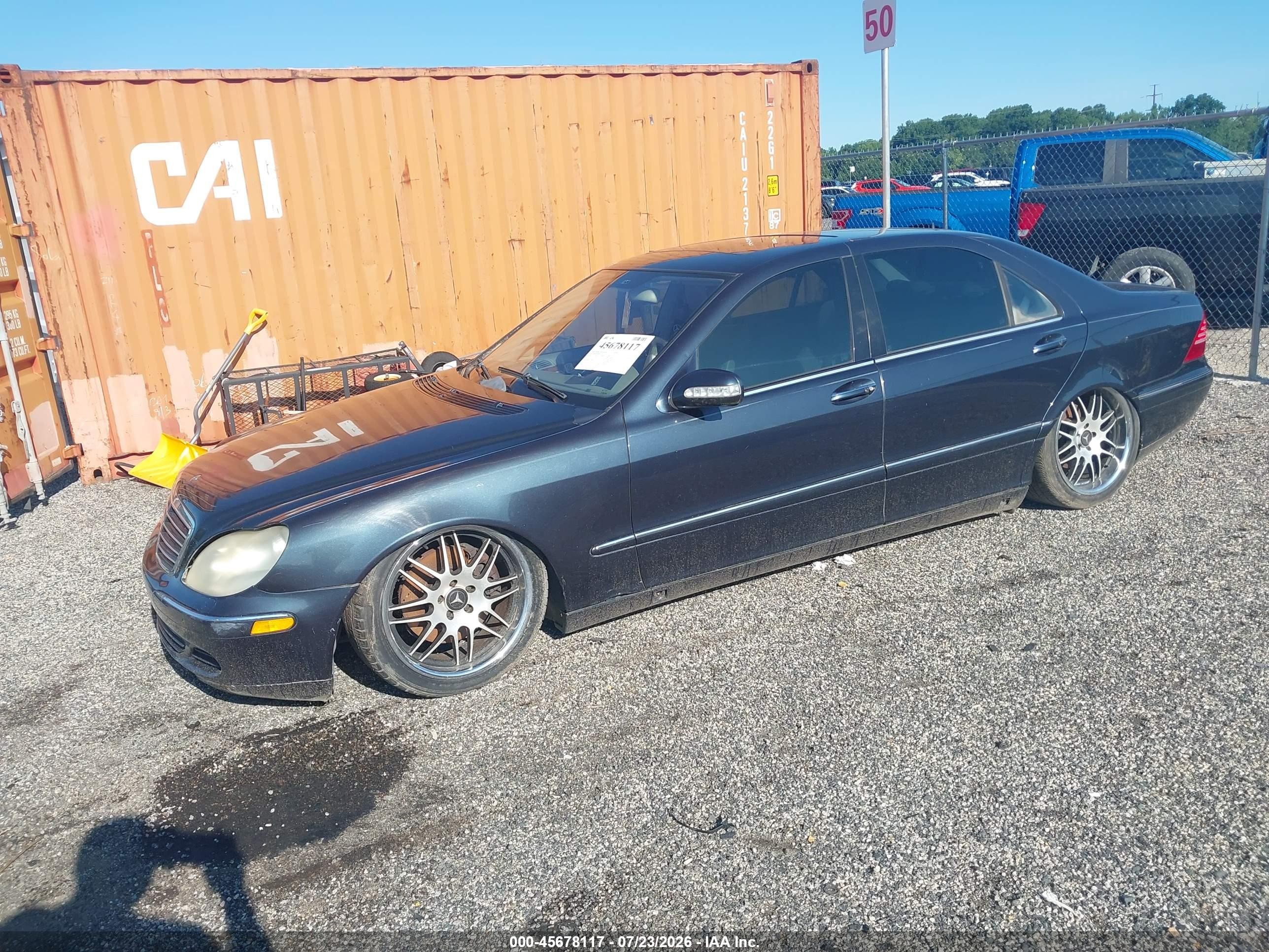 2004 Mercedes-benz S 500 4matic Черный vin: WDBNG84J54A422170