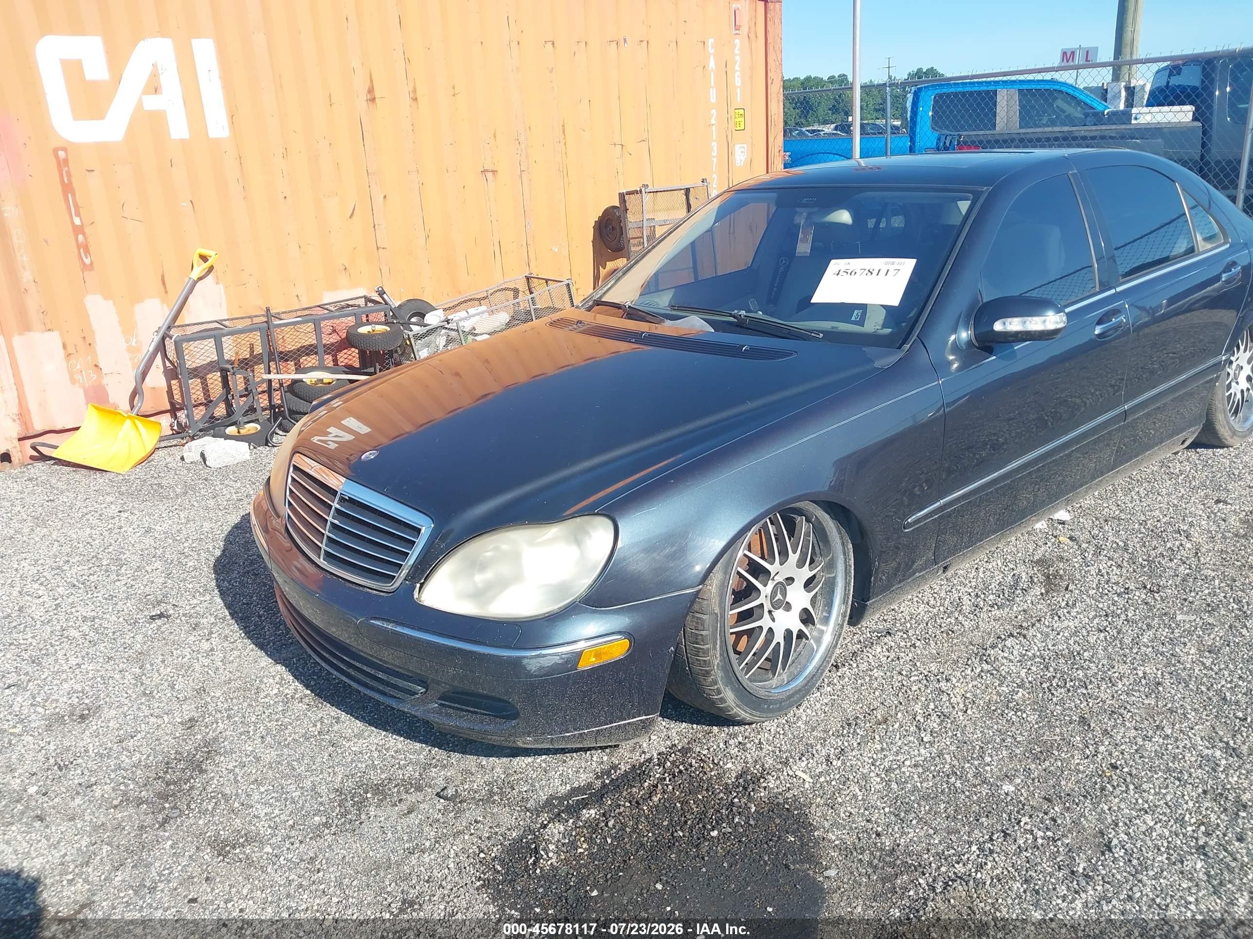 2004 Mercedes-benz S 500 4matic Черный vin: WDBNG84J54A422170