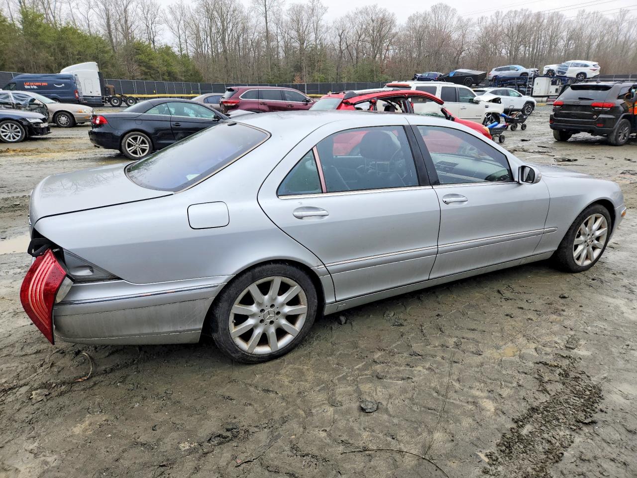 2004 Mercedes-benz S 500 4matic Silver vin: WDBNG84J54A427157