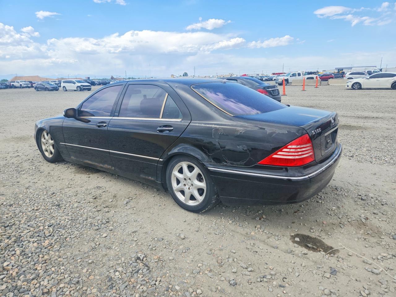 2004 Mercedes-benz S 500 4matic Black vin: WDBNG84J54A430060