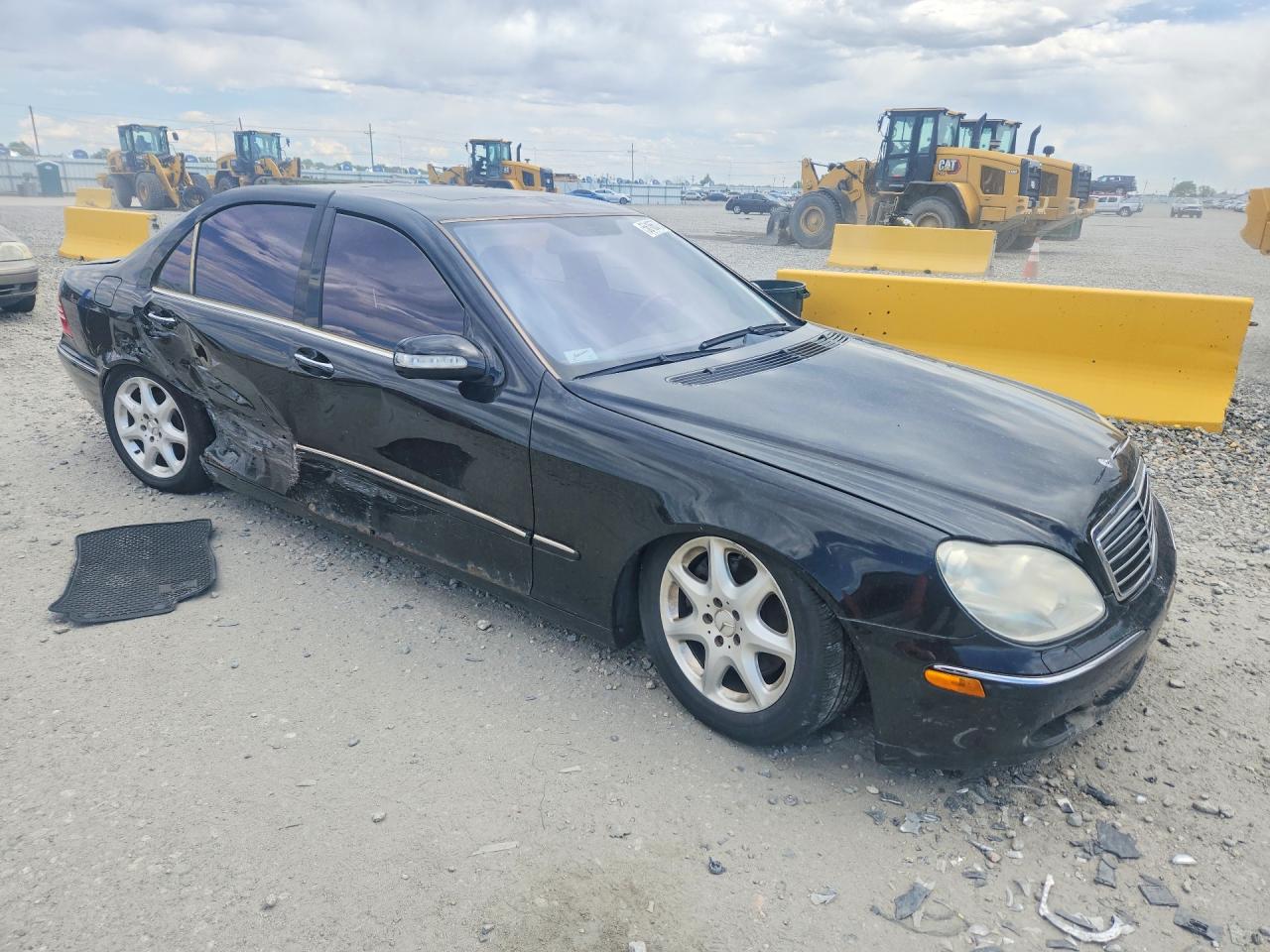 2004 Mercedes-benz S 500 4matic Black vin: WDBNG84J54A430060