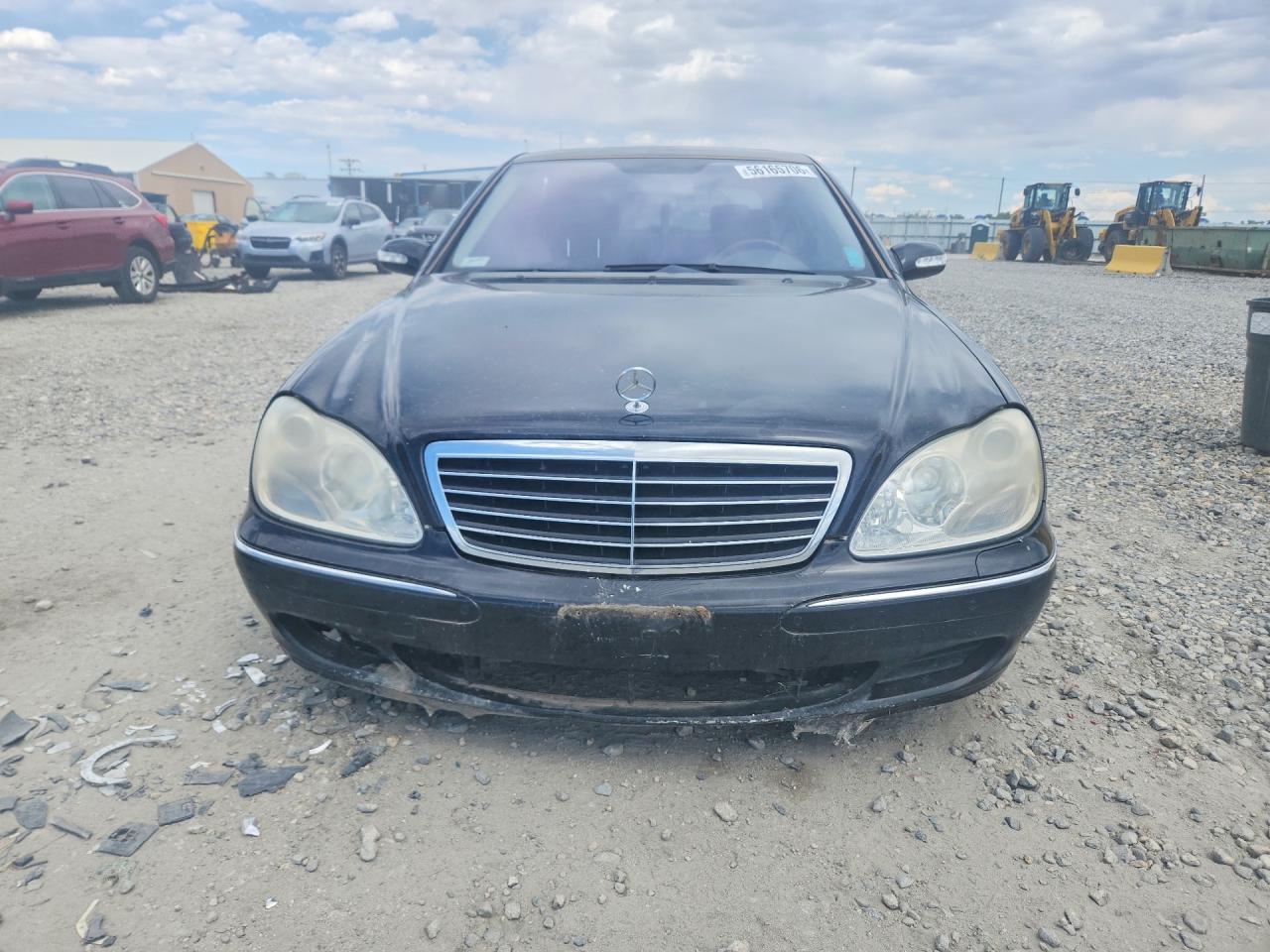 2004 Mercedes-benz S 500 4matic Black vin: WDBNG84J54A430060