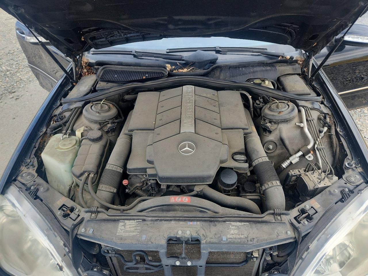2004 Mercedes-benz S 500 4matic Black vin: WDBNG84J54A430060