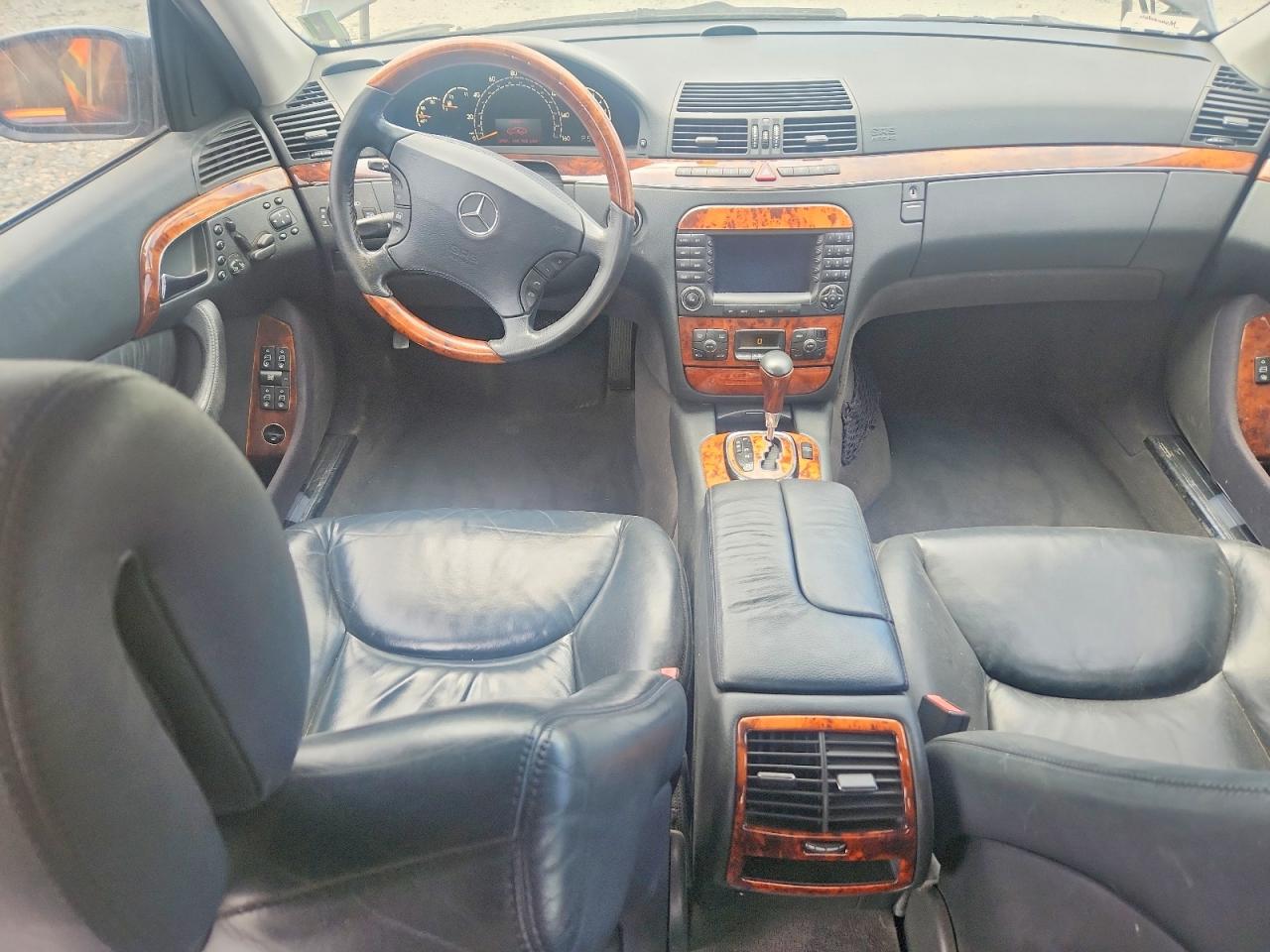 2004 Mercedes-benz S 500 4matic Black vin: WDBNG84J54A430060
