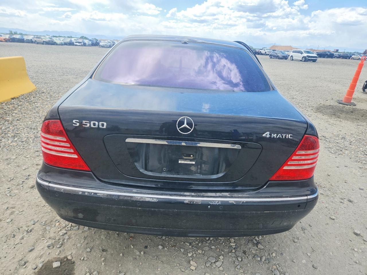 2004 Mercedes-benz S 500 4matic Black vin: WDBNG84J54A430060