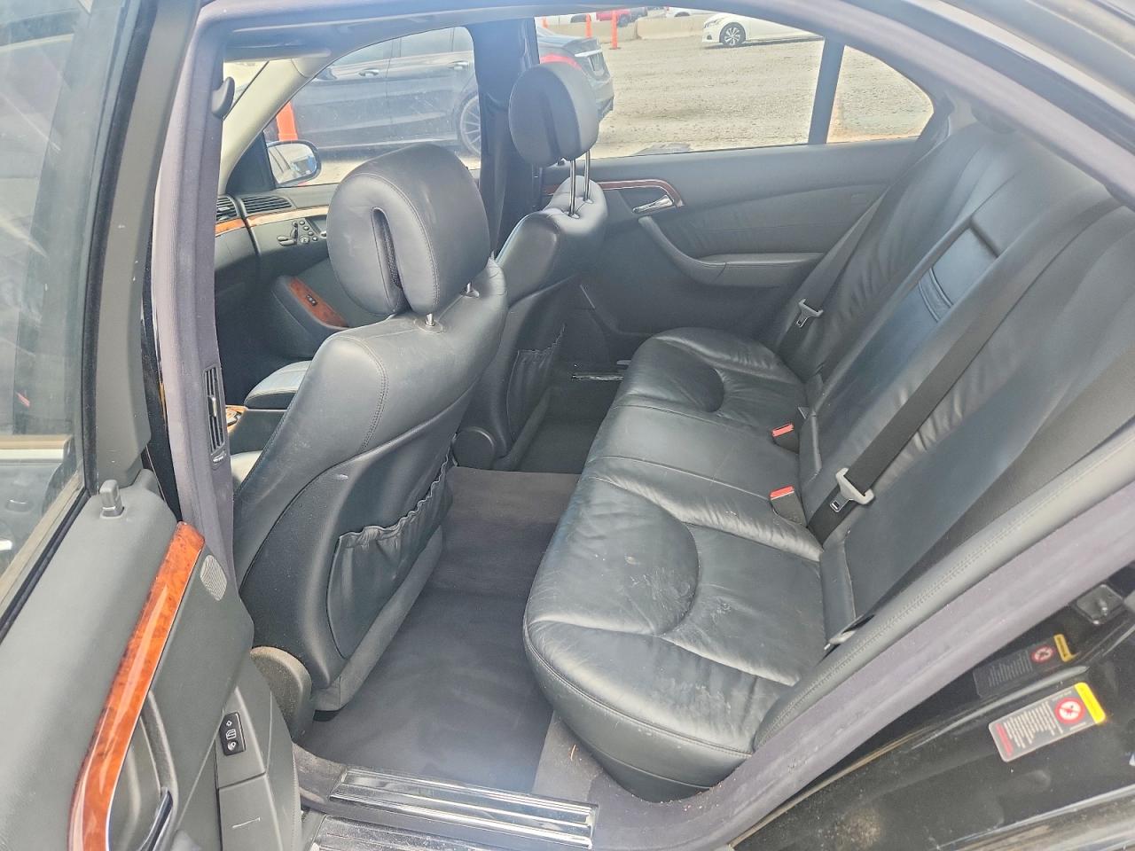 2004 Mercedes-benz S 500 4matic Black vin: WDBNG84J54A430060