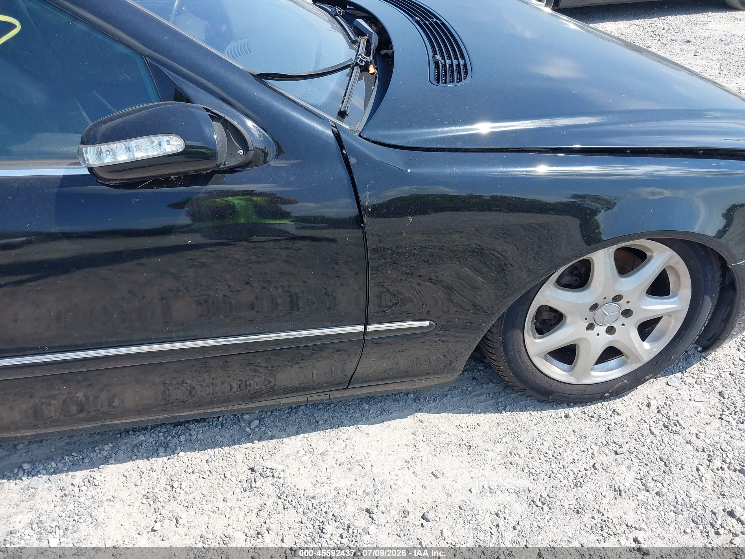 2005 Mercedes-benz S 500 4matic Black vin: WDBNG84J65A448066