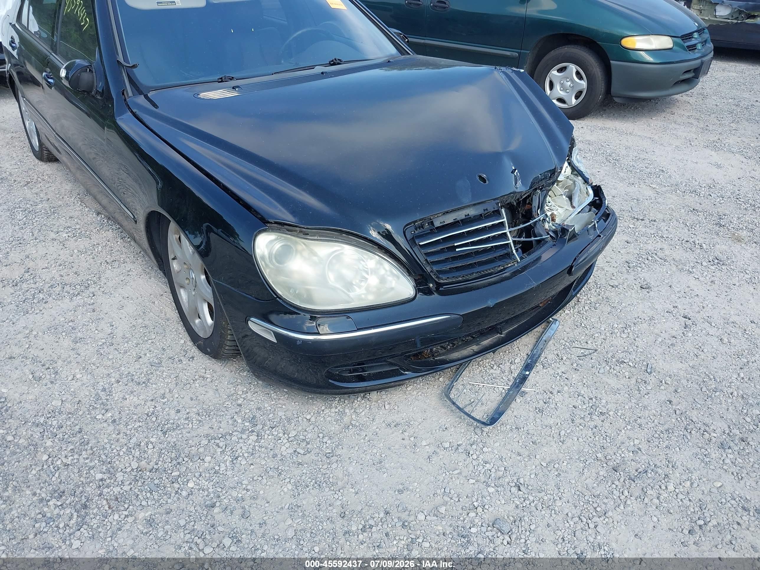 2005 Mercedes-benz S 500 4matic Black vin: WDBNG84J65A448066