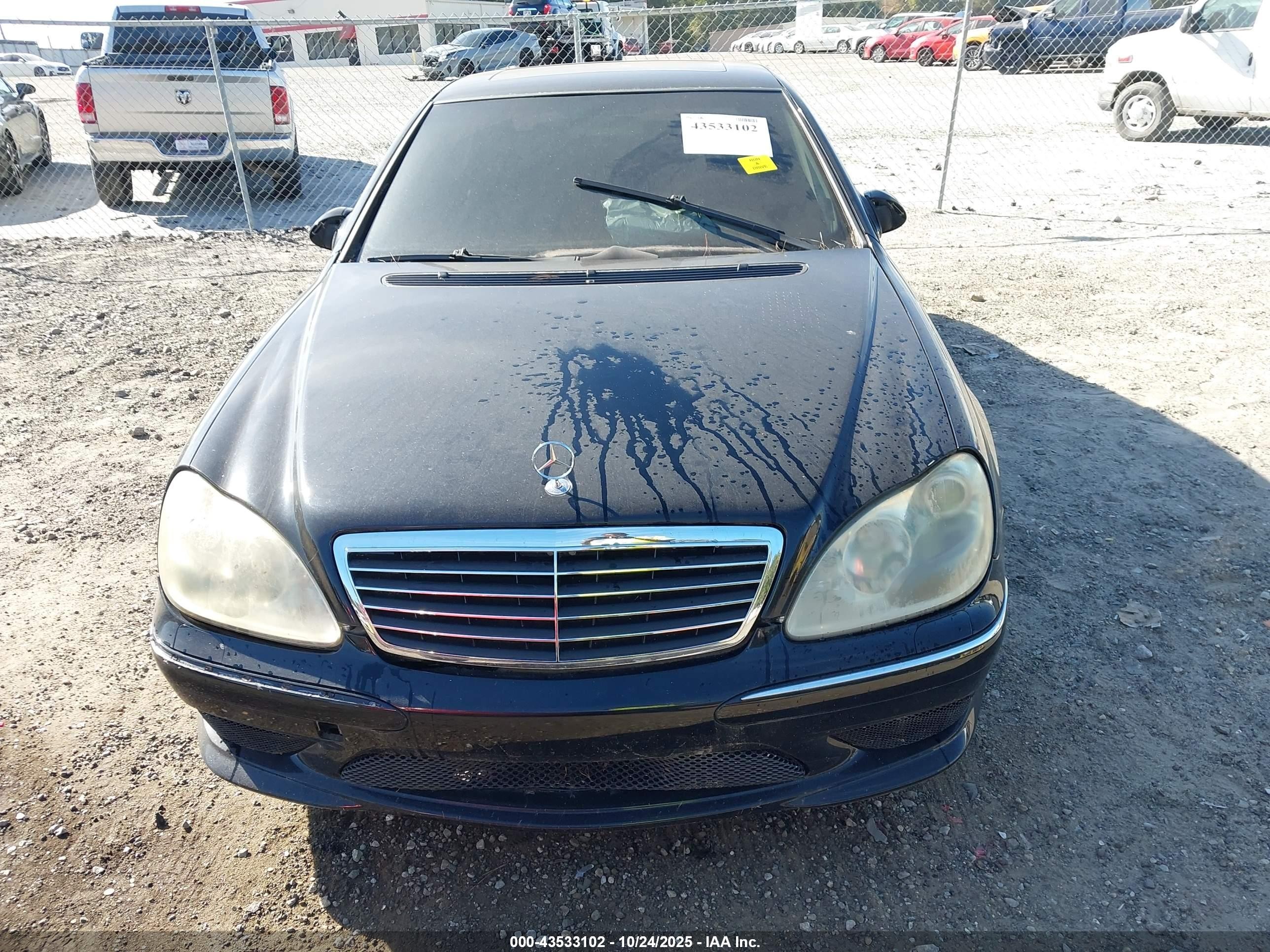 2006 Mercedes-benz S 500 4matic Черный vin: WDBNG84J66A472496