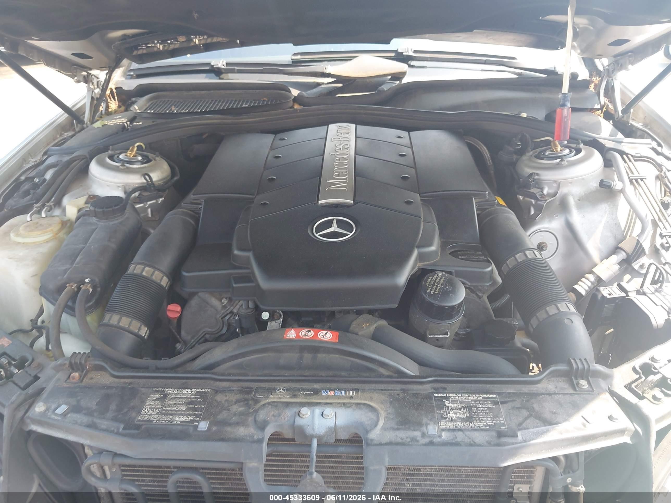 2004 Mercedes-benz S 500 4matic Silver vin: WDBNG84J74A427645