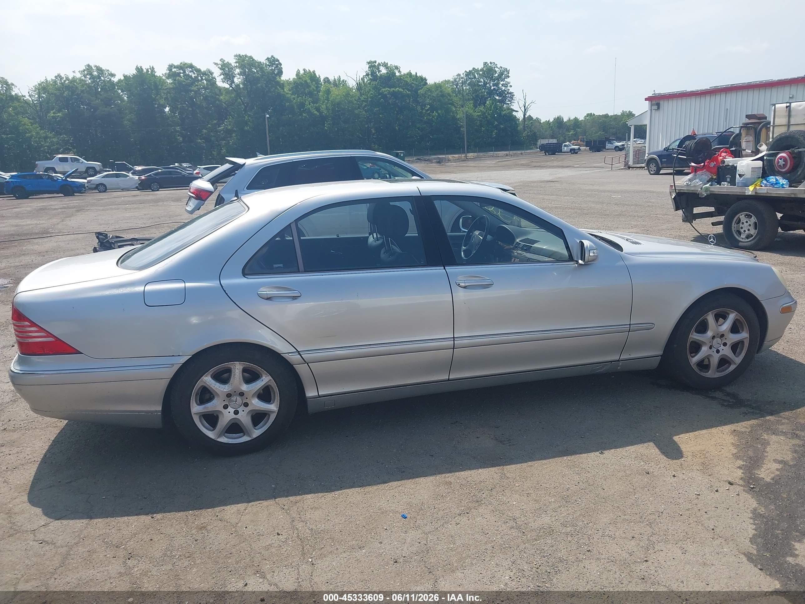 2004 Mercedes-benz S 500 4matic Silver vin: WDBNG84J74A427645