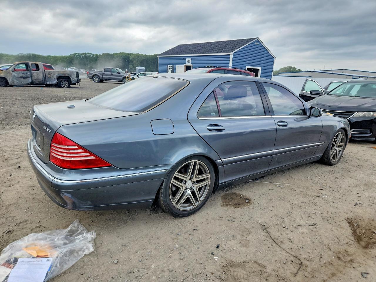 2005 Mercedes-benz S 500 4matic Gray vin: WDBNG84J95A455934