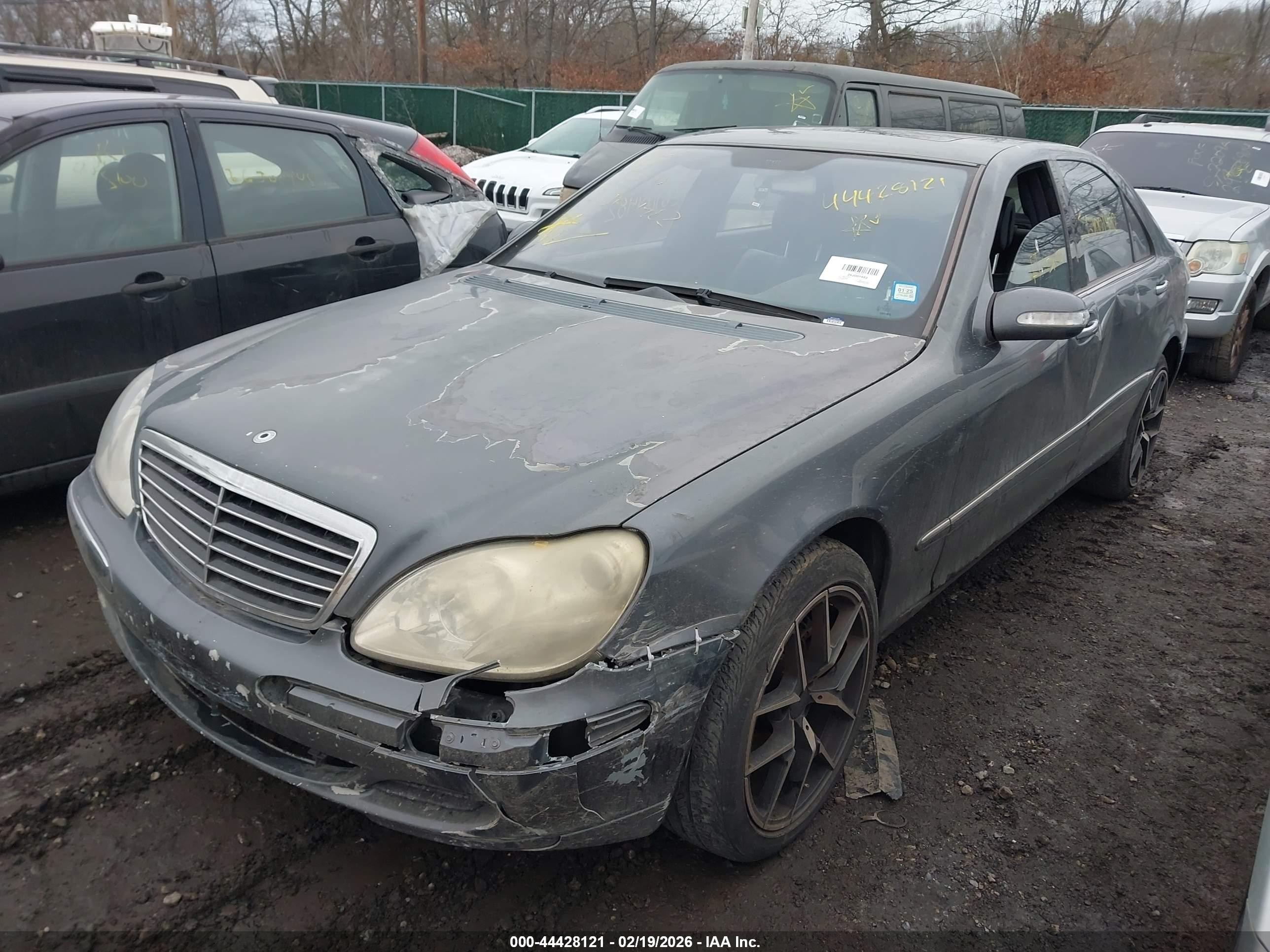 2006 Mercedes-benz S 500 4matic Серый vin: WDBNG84J96A463484