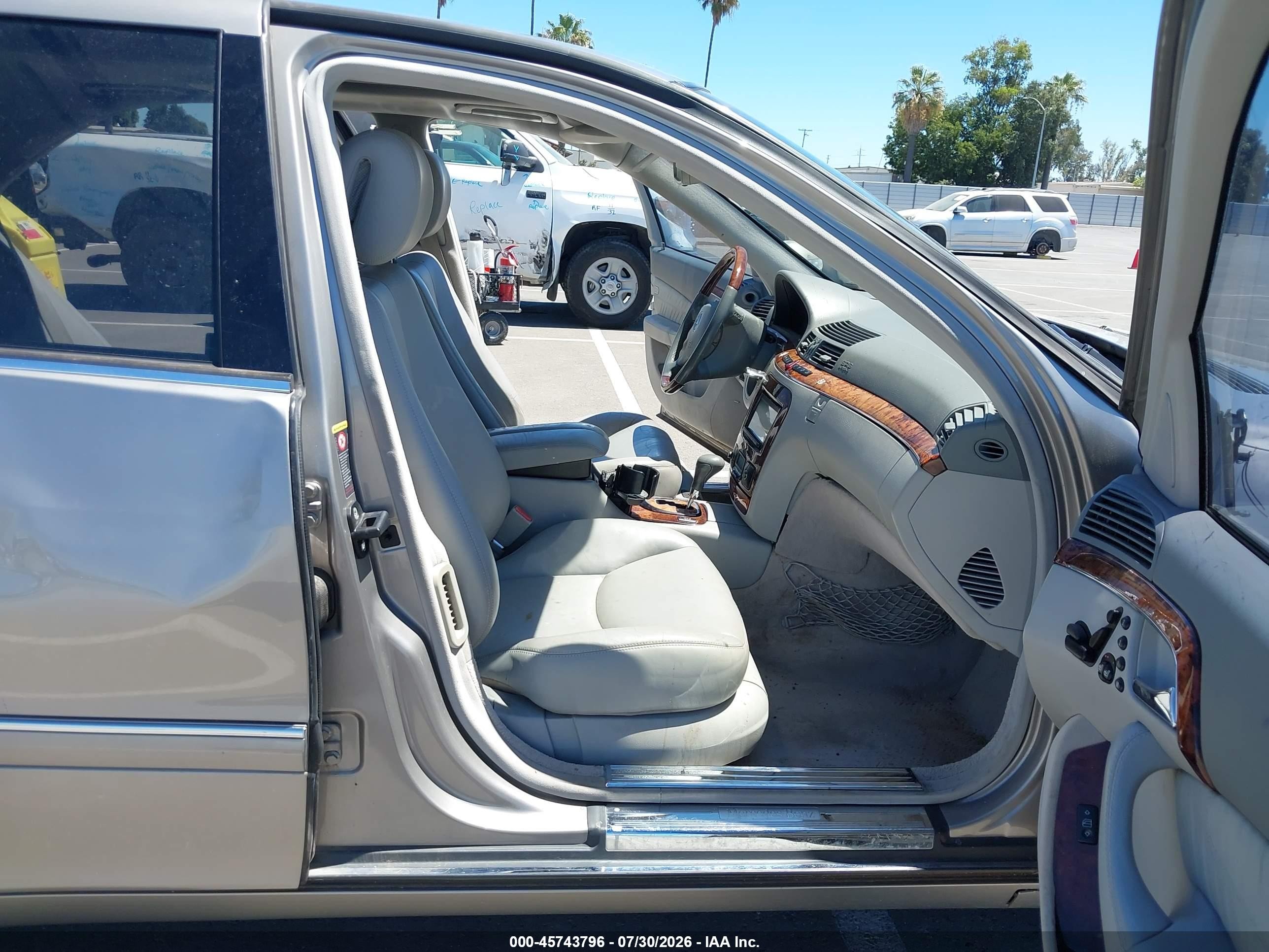 2006 Mercedes-benz S 500 4matic Silver vin: WDBNG84J96A470029