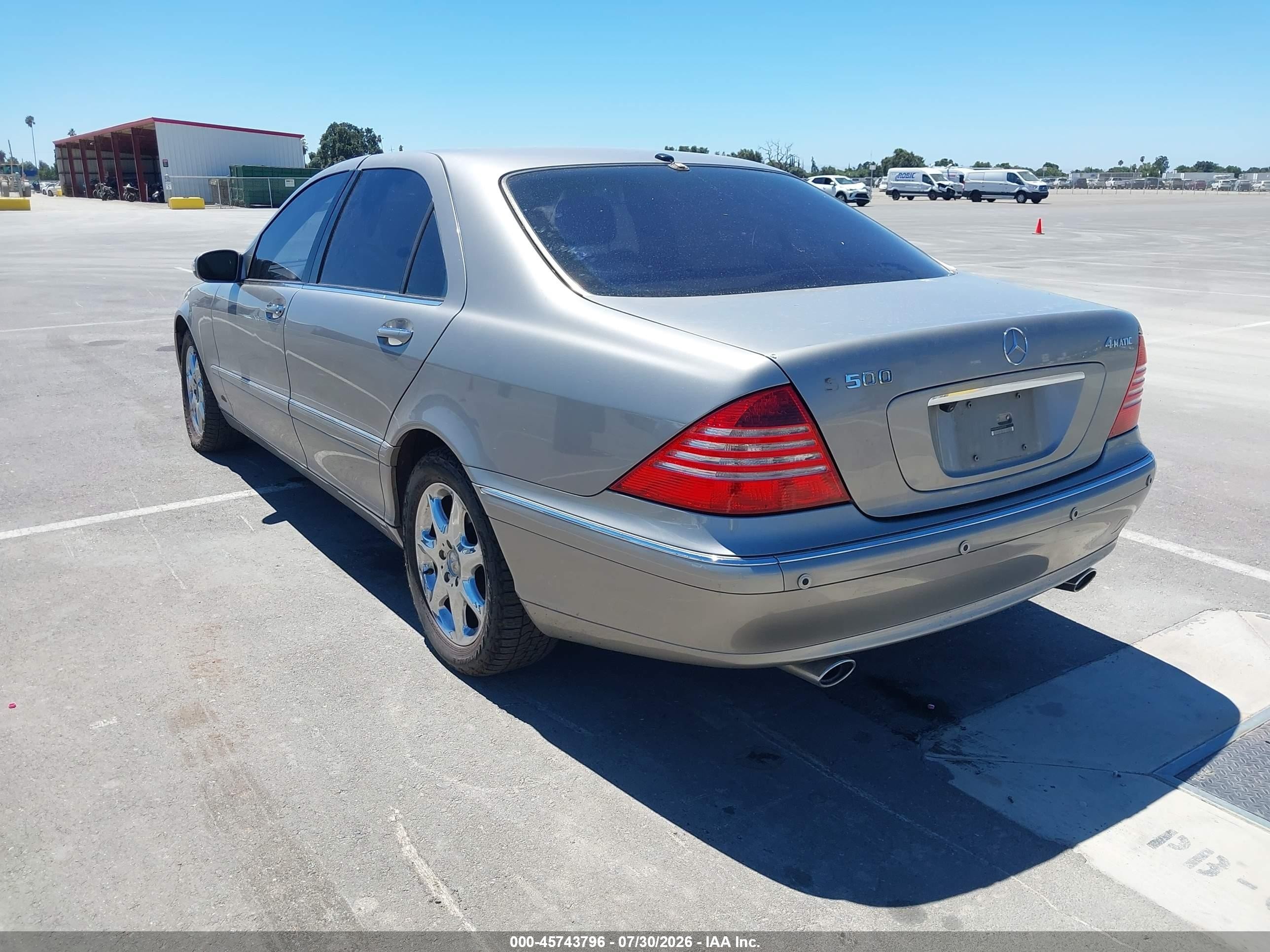 2006 Mercedes-benz S 500 4matic Silver vin: WDBNG84J96A470029