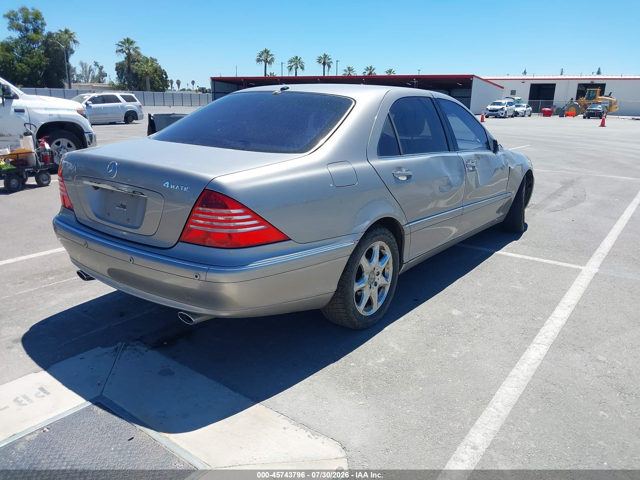 2006 Mercedes-benz S 500 4matic Silver vin: WDBNG84J96A470029