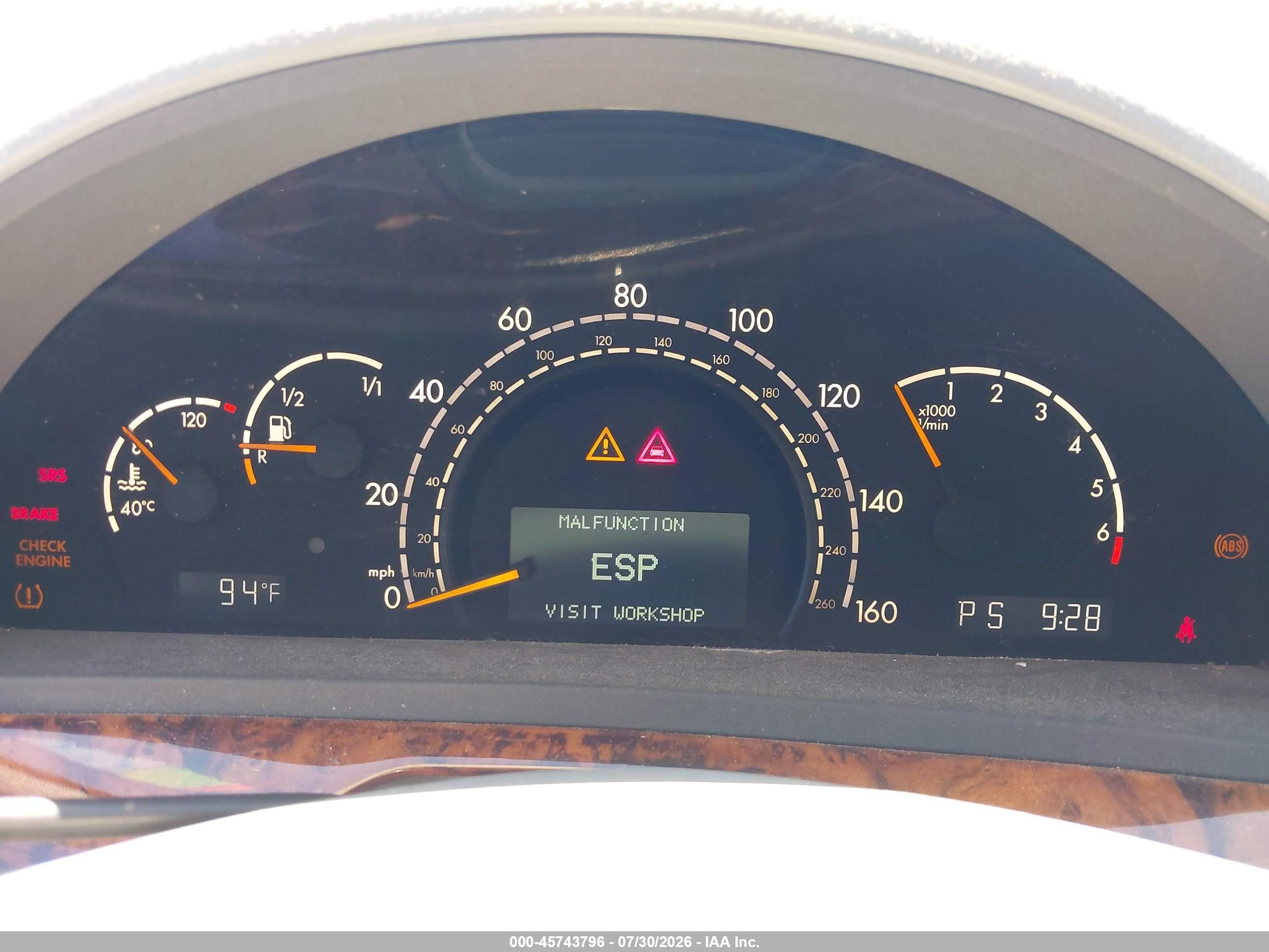 2006 Mercedes-benz S 500 4matic Silver vin: WDBNG84J96A470029