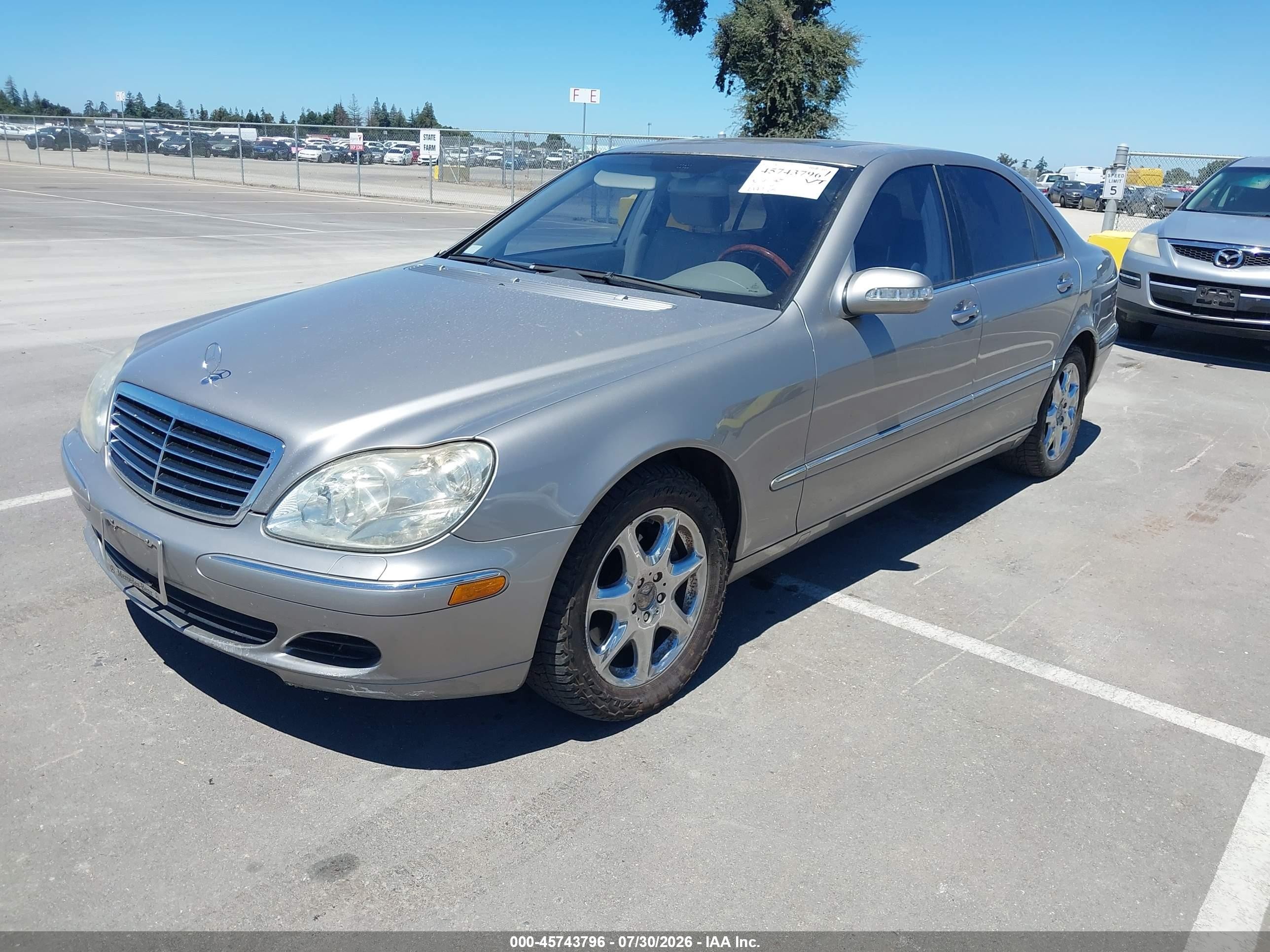 2006 Mercedes-benz S 500 4matic Silver vin: WDBNG84J96A470029