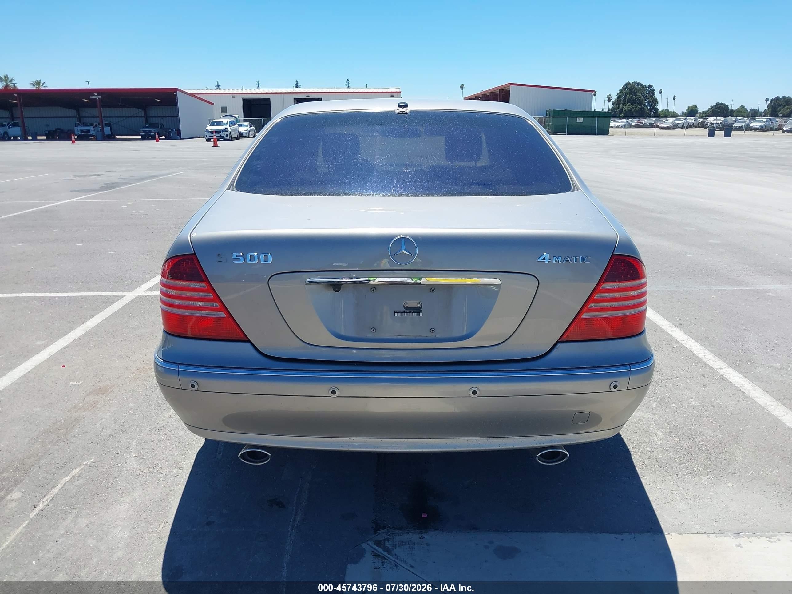 2006 Mercedes-benz S 500 4matic Silver vin: WDBNG84J96A470029
