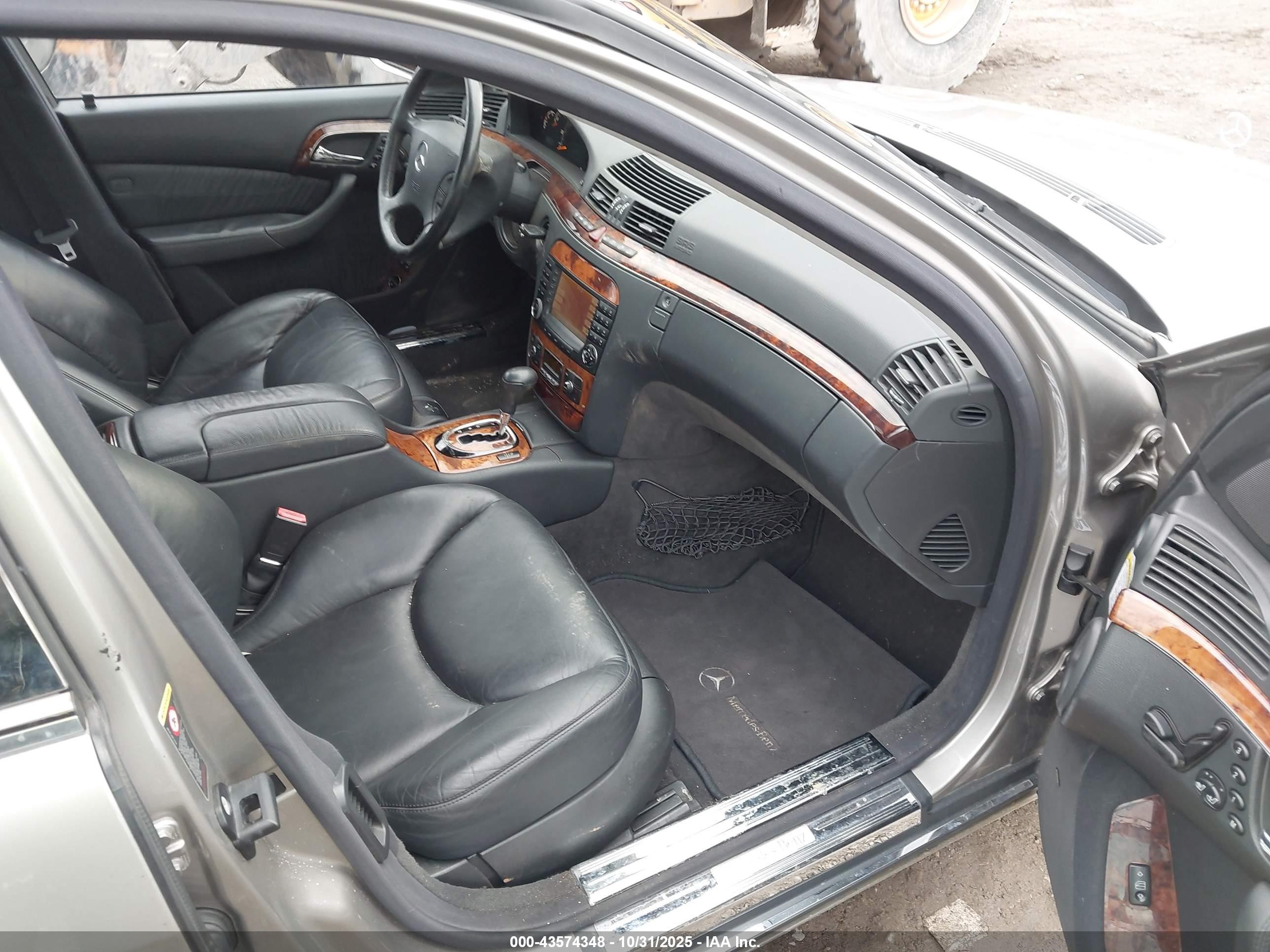 2006 Mercedes-benz S 500 4matic Серебряный vin: WDBNG84J96A472492