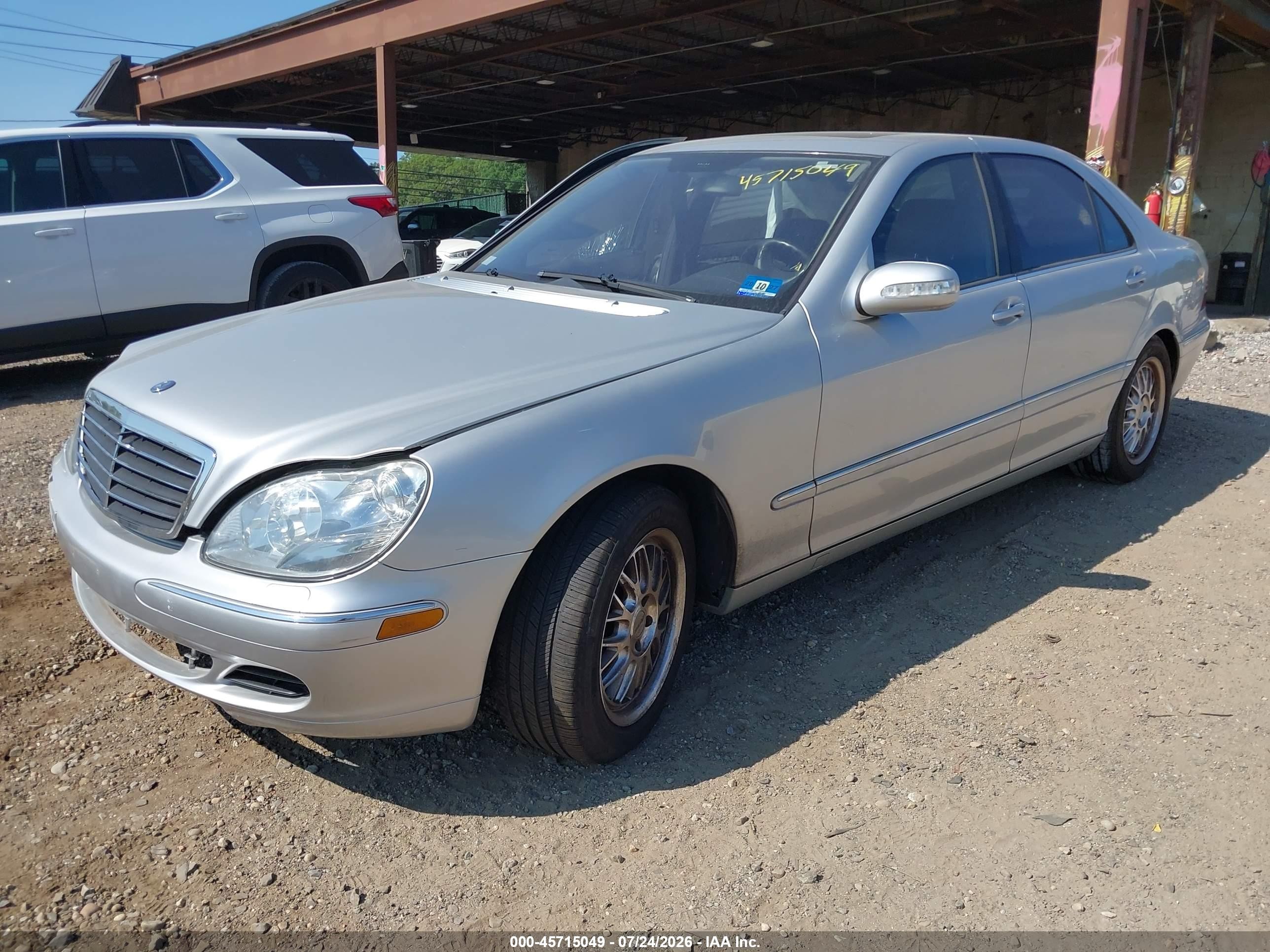 2005 Mercedes-benz S 500 4matic Серый vin: WDBNG84JX5A450645