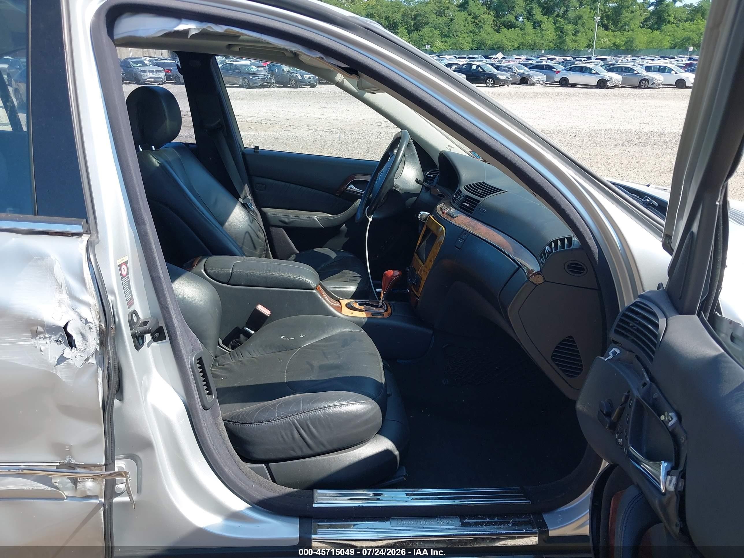 2005 Mercedes-benz S 500 4matic Серый vin: WDBNG84JX5A450645