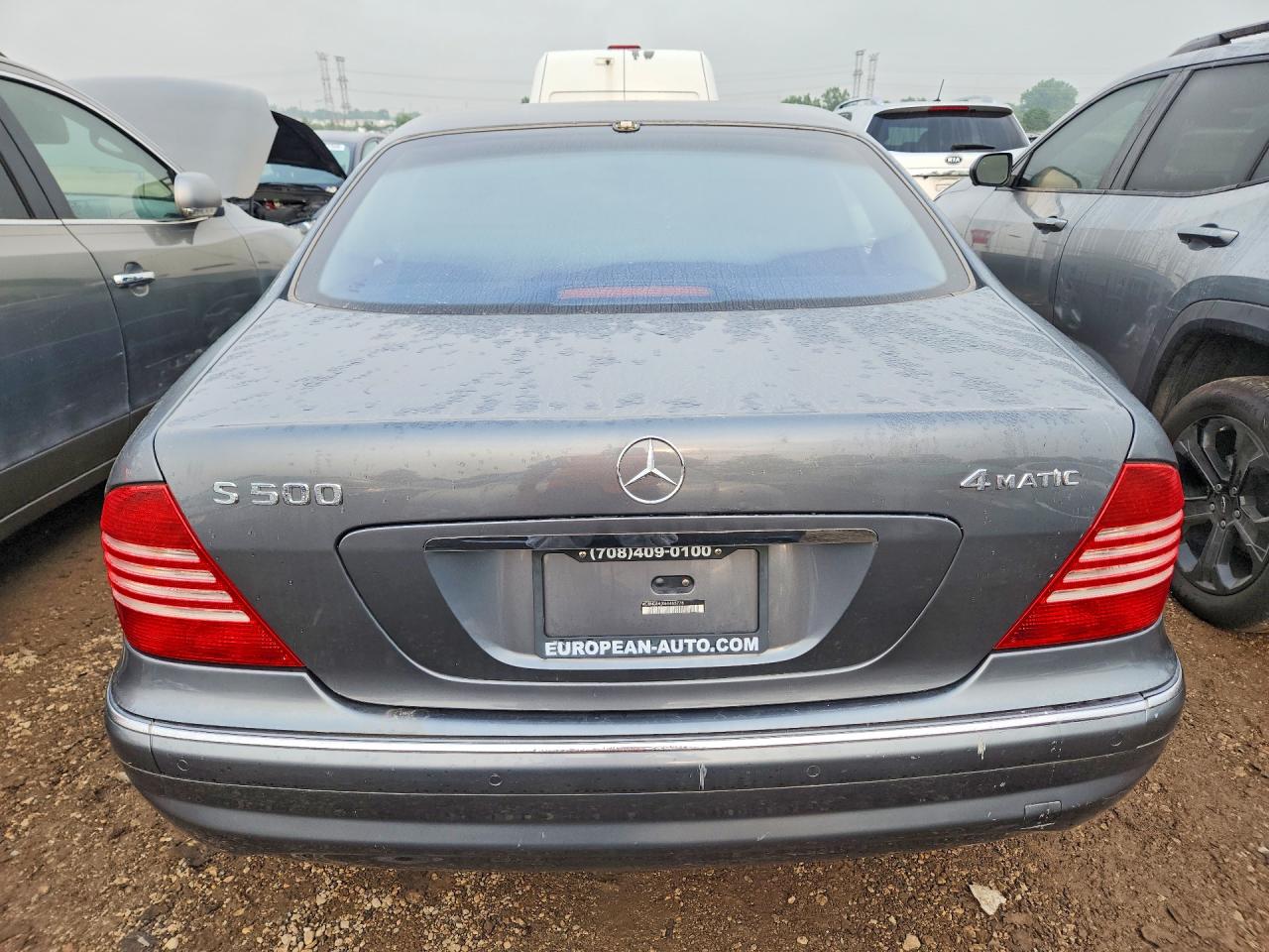 2006 Mercedes-benz S 500 4matic Серый vin: WDBNG84JX6A465776