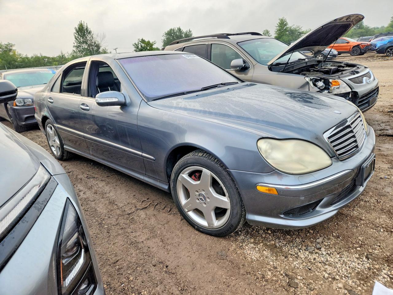 2006 Mercedes-benz S 500 4matic Серый vin: WDBNG84JX6A465776
