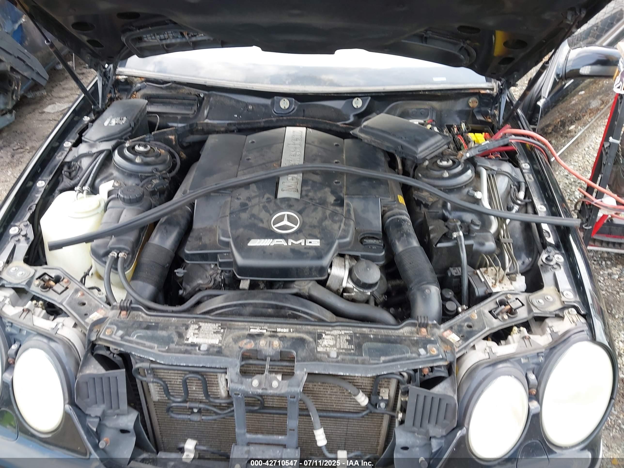 2002 Mercedes-benz Cl 55 Amg   Черный vin: WDBPJ73J12A029608