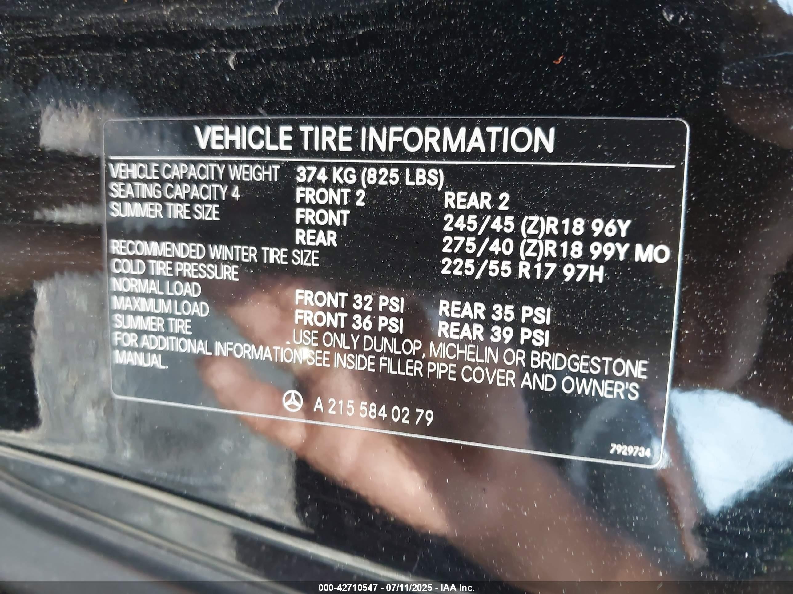 2002 Mercedes-benz Cl 55 Amg   Черный vin: WDBPJ73J12A029608