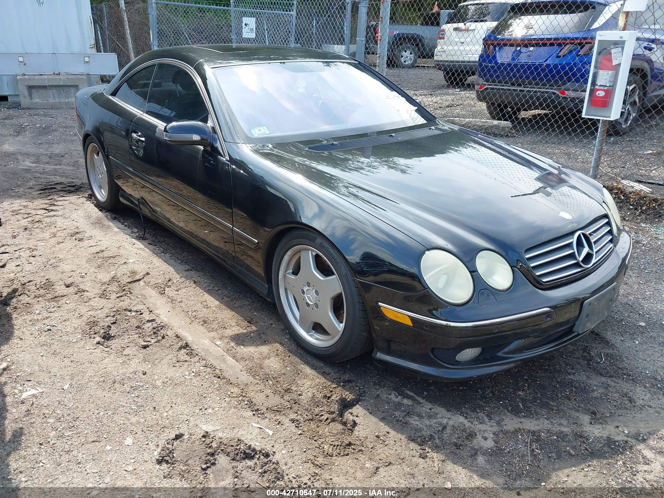 2002 Mercedes-benz Cl 55 Amg   Черный vin: WDBPJ73J12A029608