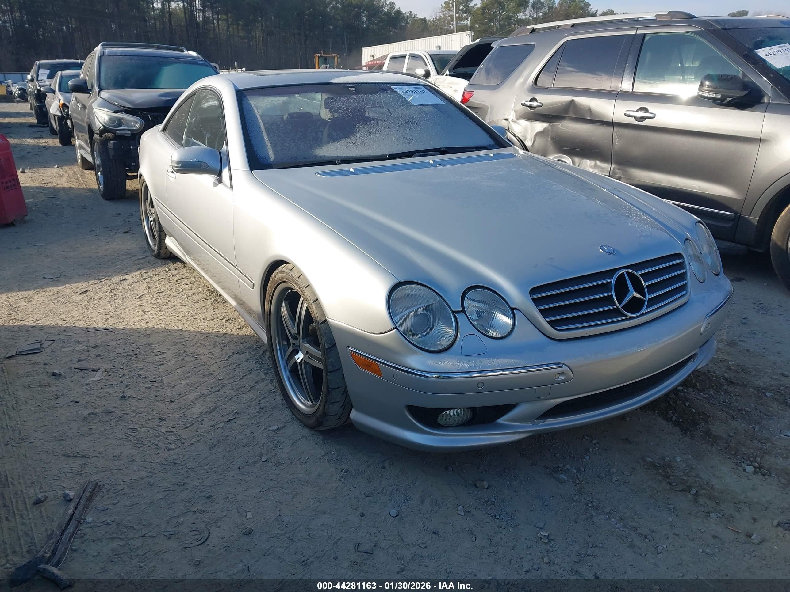 2002 Mercedes-benz Cl 55 Amg   Серебряный vin: WDBPJ73J32A019601