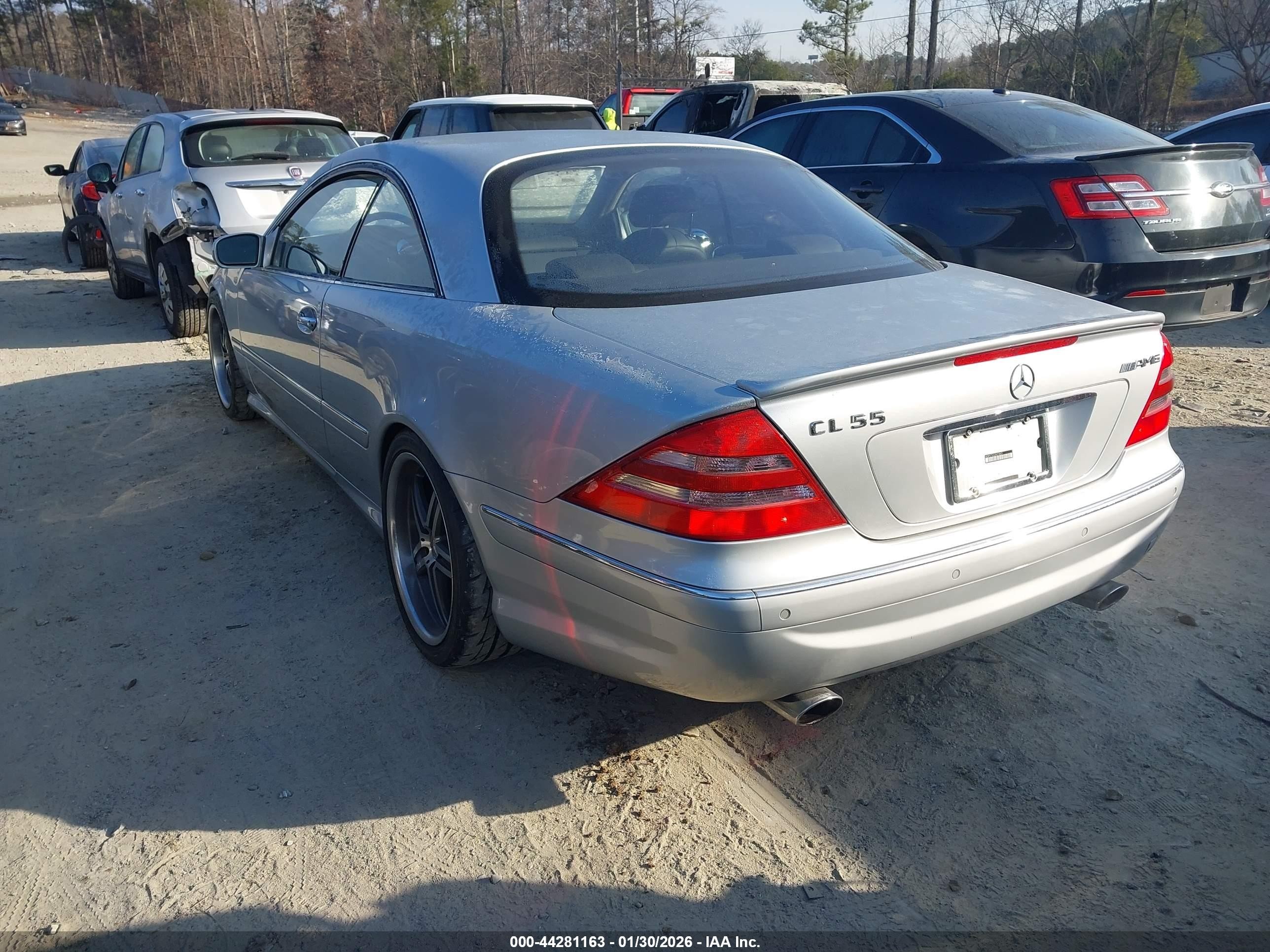 2002 Mercedes-benz Cl 55 Amg   Серебряный vin: WDBPJ73J32A019601