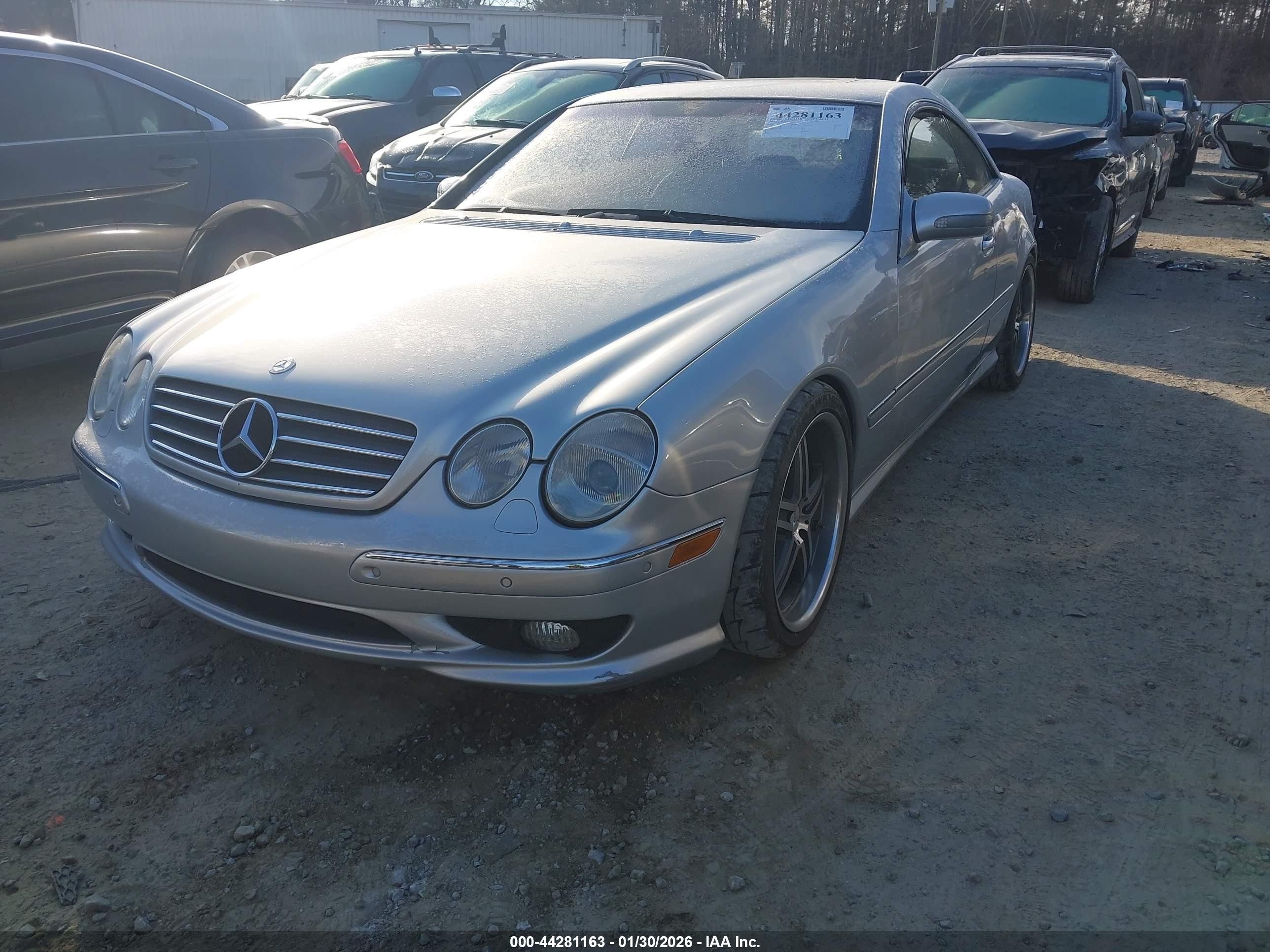 2002 Mercedes-benz Cl 55 Amg   Серебряный vin: WDBPJ73J32A019601