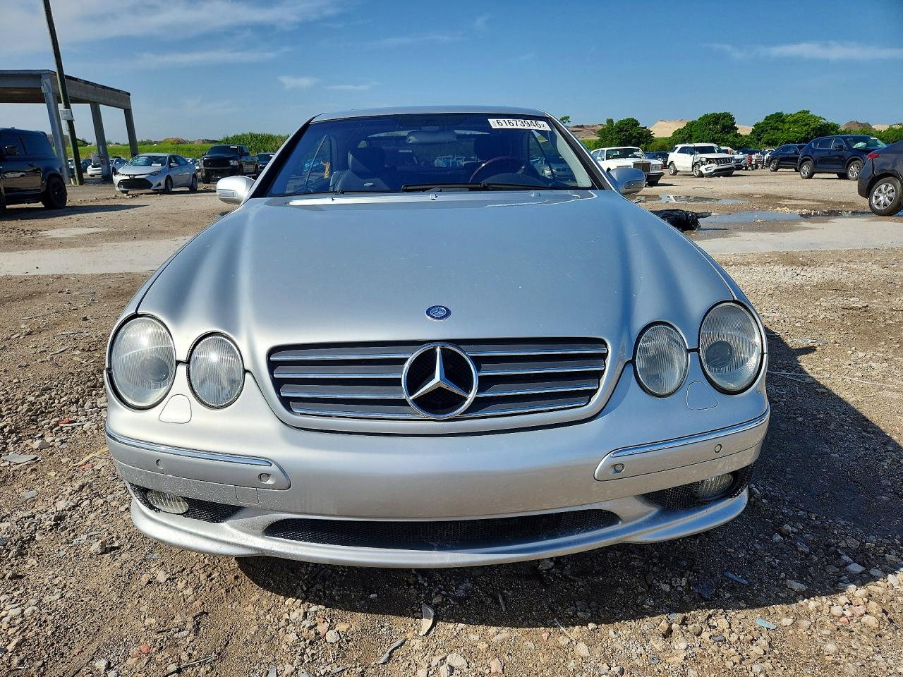 2002 Mercedes-benz Cl-class Silver vin: WDBPJ73J32A019601