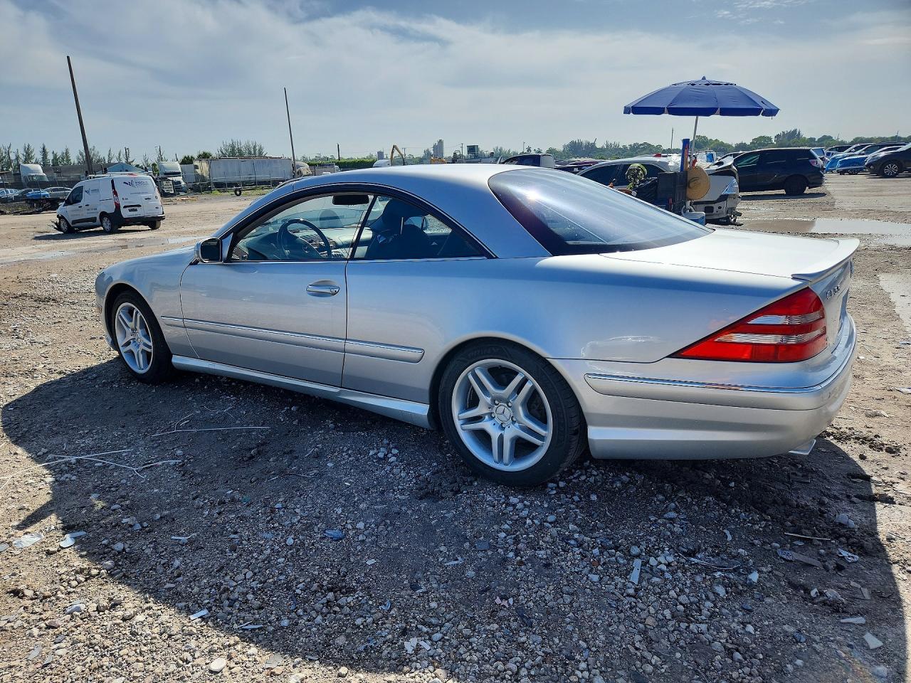 2002 Mercedes-benz Cl-class Silver vin: WDBPJ73J32A019601