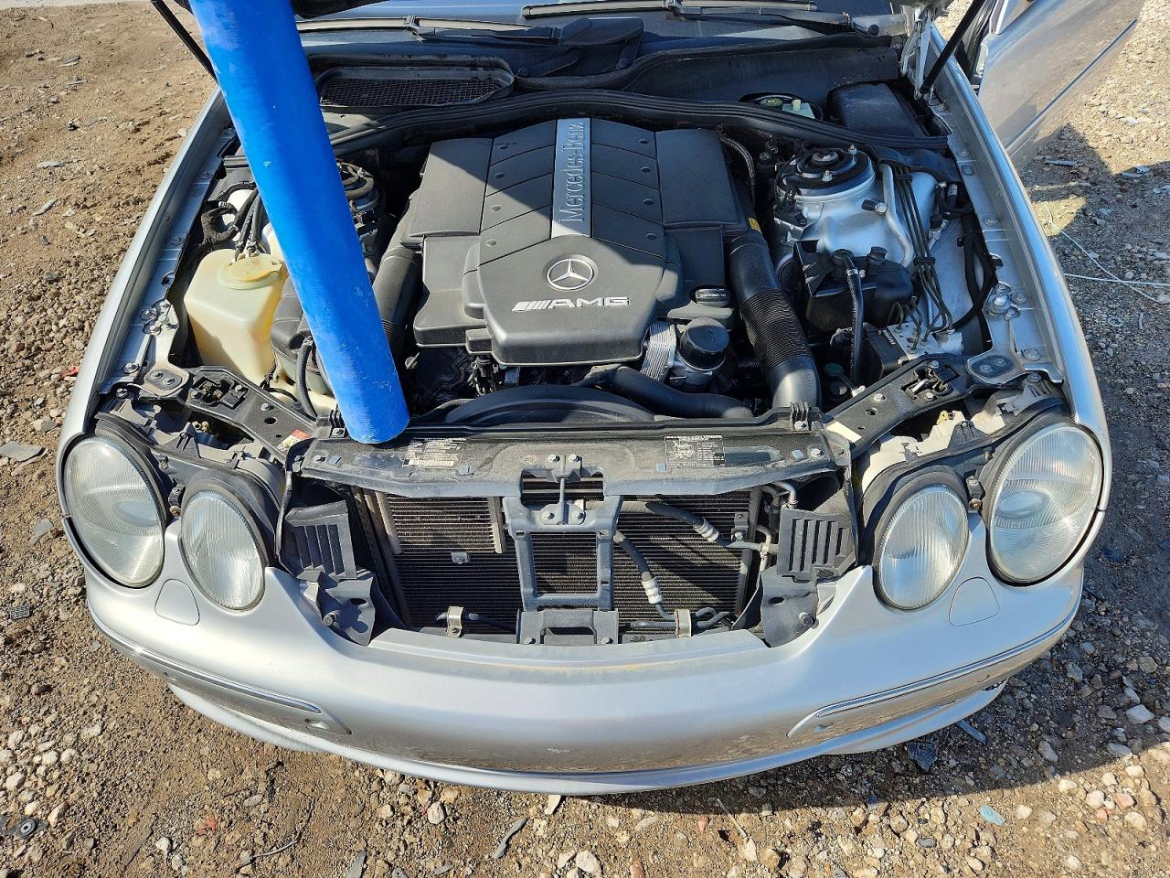 2002 Mercedes-benz Cl-class Silver vin: WDBPJ73J32A019601